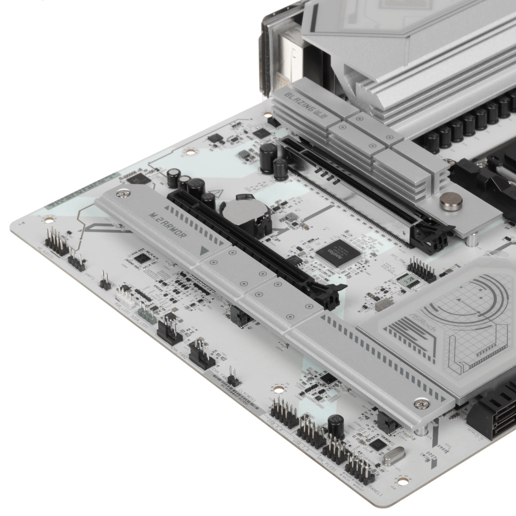 Материнская плата ASRock X870 STEEL LEGEND WIFI, AM5, AMD X870, 4xDDR5, 4xSATA, 3xM.2, 1xPCIe 5.0 x16, 1xPCIe 5.0 x4, 1xHDMI, 1x2.5Gb LAN, Wi-Fi 7, Bluetooth 5.4, 2xUSB-C 40Gbps, 2xUSB-A 10Gbps, 3xUSB-A 5Gbps, 4xUSB-A 2.0, 1xTOSLINK, 2x3.5 мм, 7.1, ATX, фото11