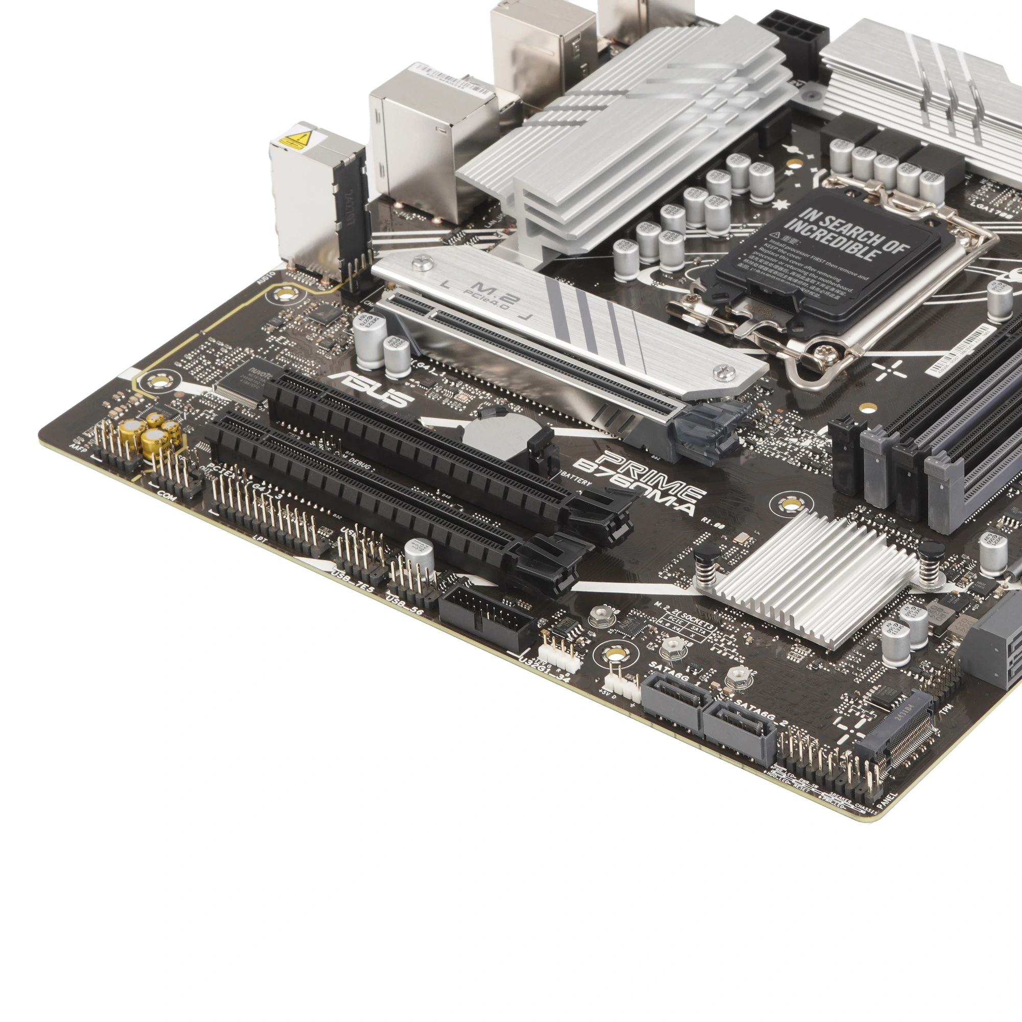 Материнская плата ASUS PRIME B760M-A-CSM, LGA1700, Intel B760, 4xDDR5, 4xSATA, 2xM.2, 1xPCIe 4.0 x16, DisplayPort, 2xHDMI, 1x2.5Gb LAN, 3x3.5 мм, 7.1, microATX, фото7