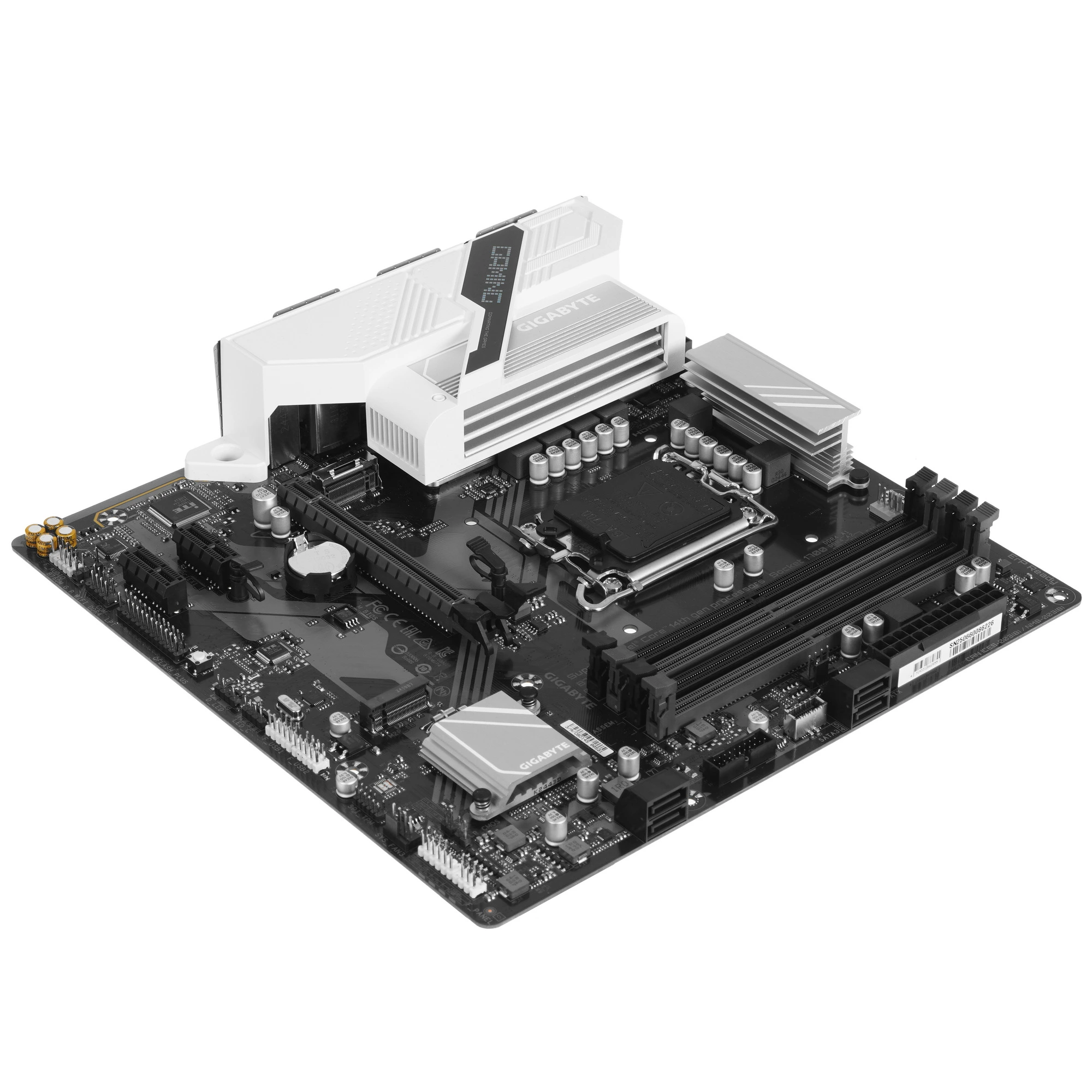 Материнская плата GIGABYTE B760M GAMING PLUS WIFI DDR4, LGA1700, Intel B760, 4xDDR4, 4xSATA, 2xM.2, 1xPCIe 4.0 x16, DisplayPort, HDMI, 1x1Gb LAN, USB, 3x3.5 мм, 7.1, microATX, фото7