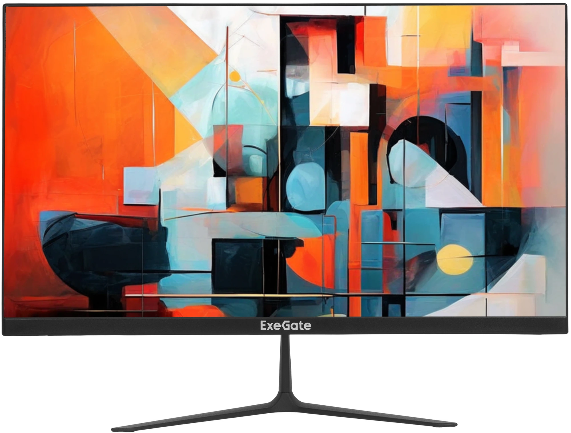 Монитор 24.5" ExeGate SmartView EH1500A IPS 1920x1080, 75 Гц, 5 мс, 16:9, 250 кд/м², 1xHDMI, 1xDisplayPort, VGA, Flicker Free, Low Blue Light, черный