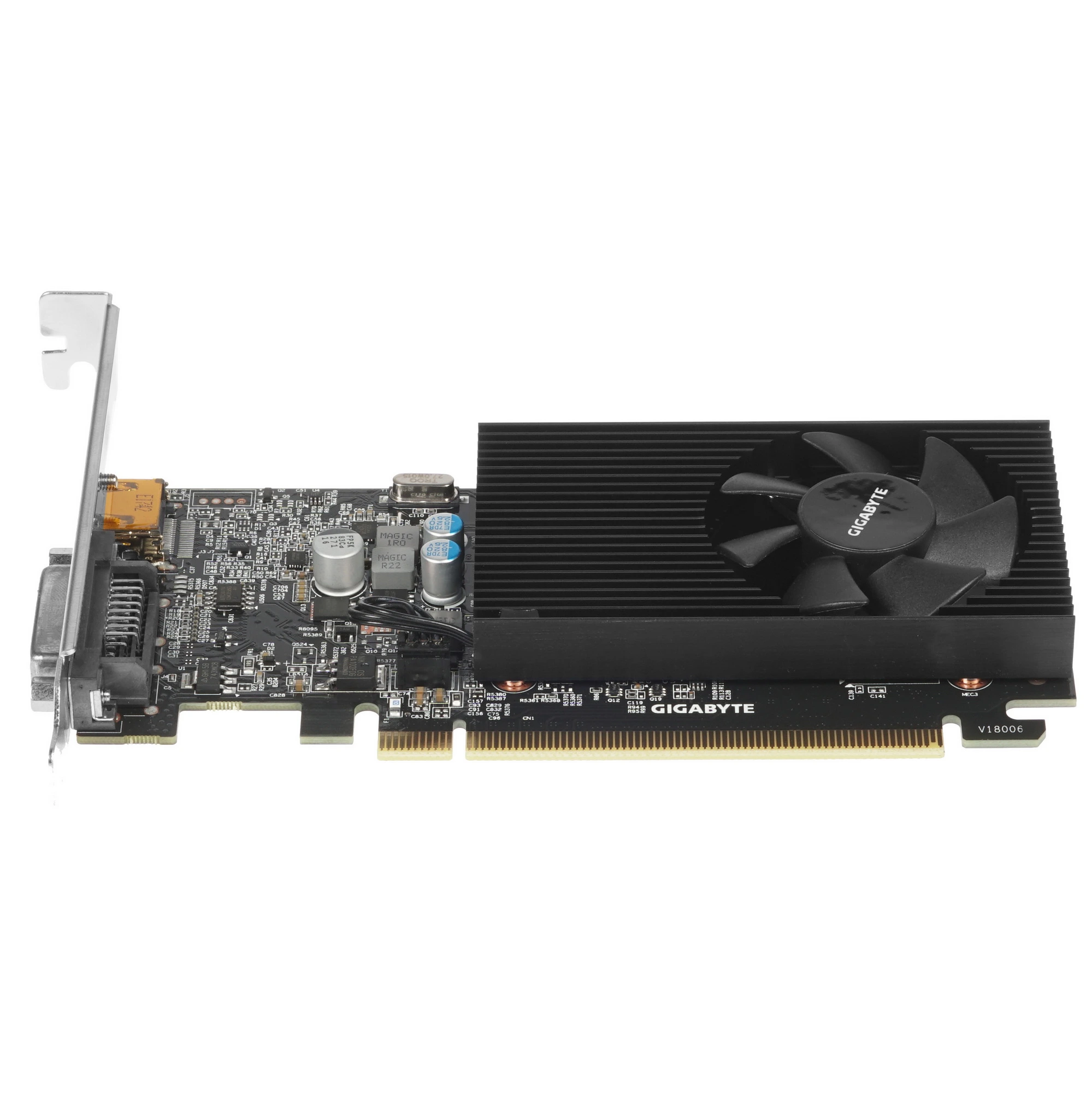 Видеокарта GIGABYTE GeForce GT 1030 Low Profile D4 2G, 2 GB DDR4, 64 bit, DVI-D, HDMI, GPU 1151 MHz, фото5