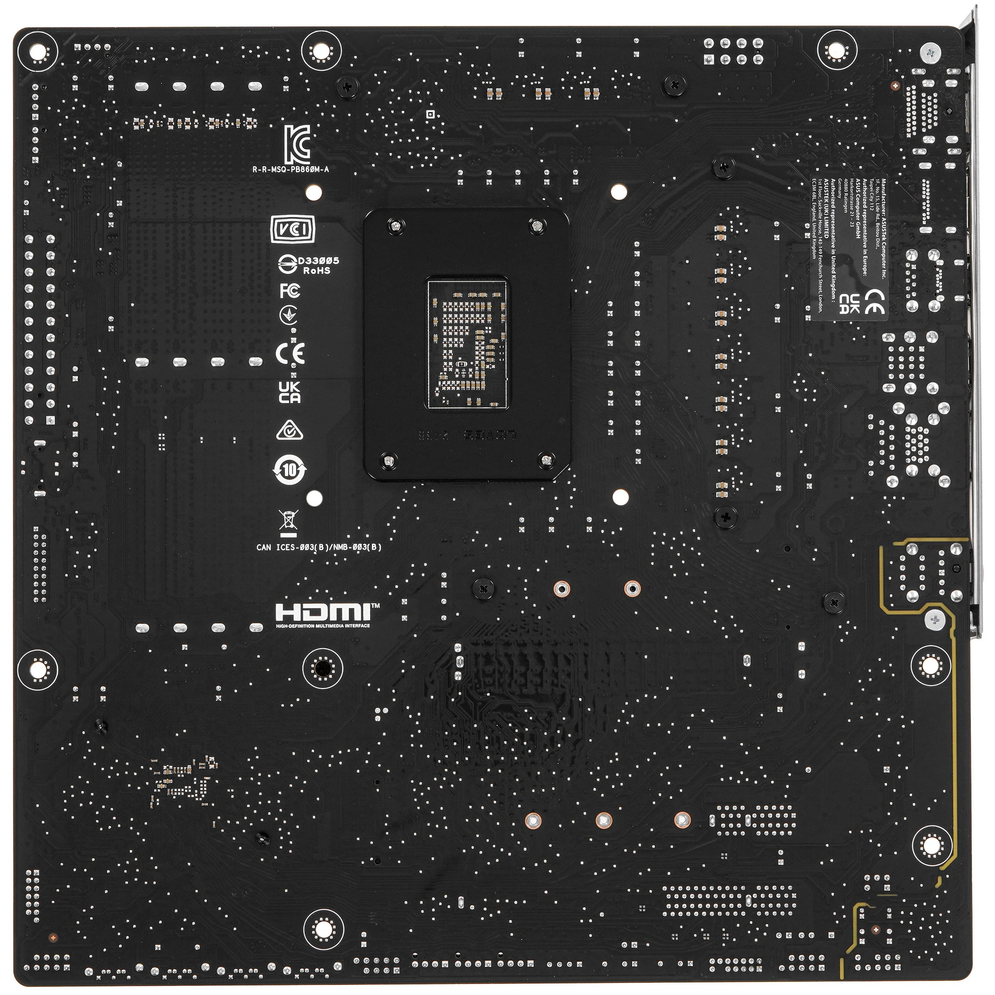 Материнская плата ASUS PRIME B860M-A-CSM, LGA1851, Intel B860, 4xDDR5, 4xSATA, 2xM.2, 1xPCIe 5.0 x16, DisplayPort, HDMI, 1x2.5Gb LAN, USB Type-C, 3x3.5 мм, 7.1, microATX, фото3