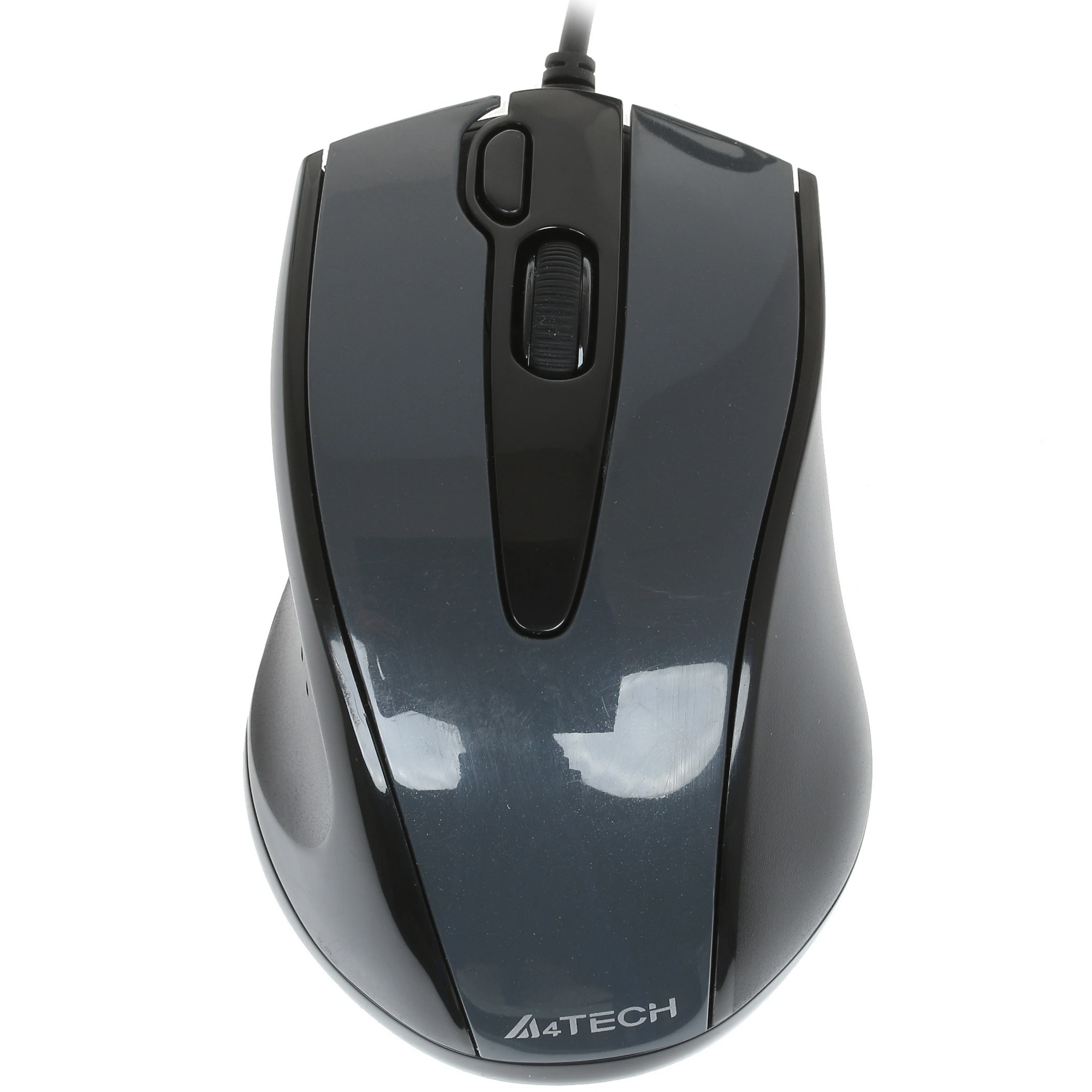 Мышь проводная A4Tech N-500F серый, 1000 dpi, USB Type-A, кнопки - 4, вид 13