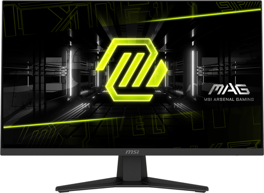 Монитор 27" MSI MAG 274QF X24 Rapid IPS 2560x1440, 240 Гц, 0.5 мс (GtG), 16:9, 250 кд/м², HDMI 2.0b (x2), DisplayPort 1.4a, Flicker Free, Low Blue Light, стабилизатор черного цвета, HDR Ready, CEC, трехсторонний безрамочный дизайн, регулировка наклона, черный