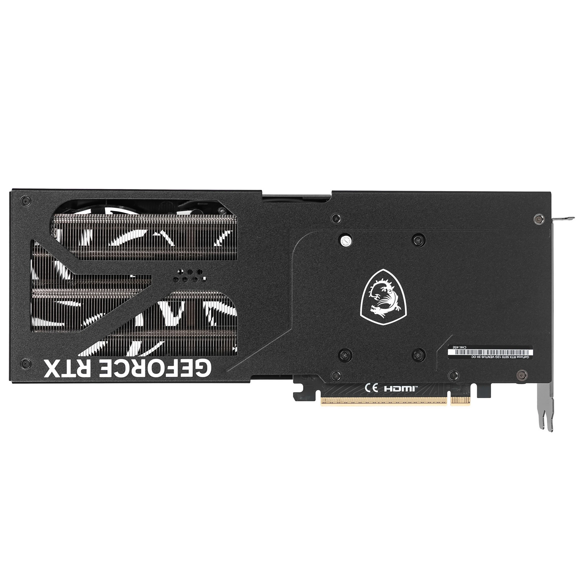 Видеокарта MSI GeForce RTX 5070 VENTUS 3X OC, 12 GB GDDR7, 192 bit, 3xDisplayPort, HDMI, GPU 2295 MHz, фото10