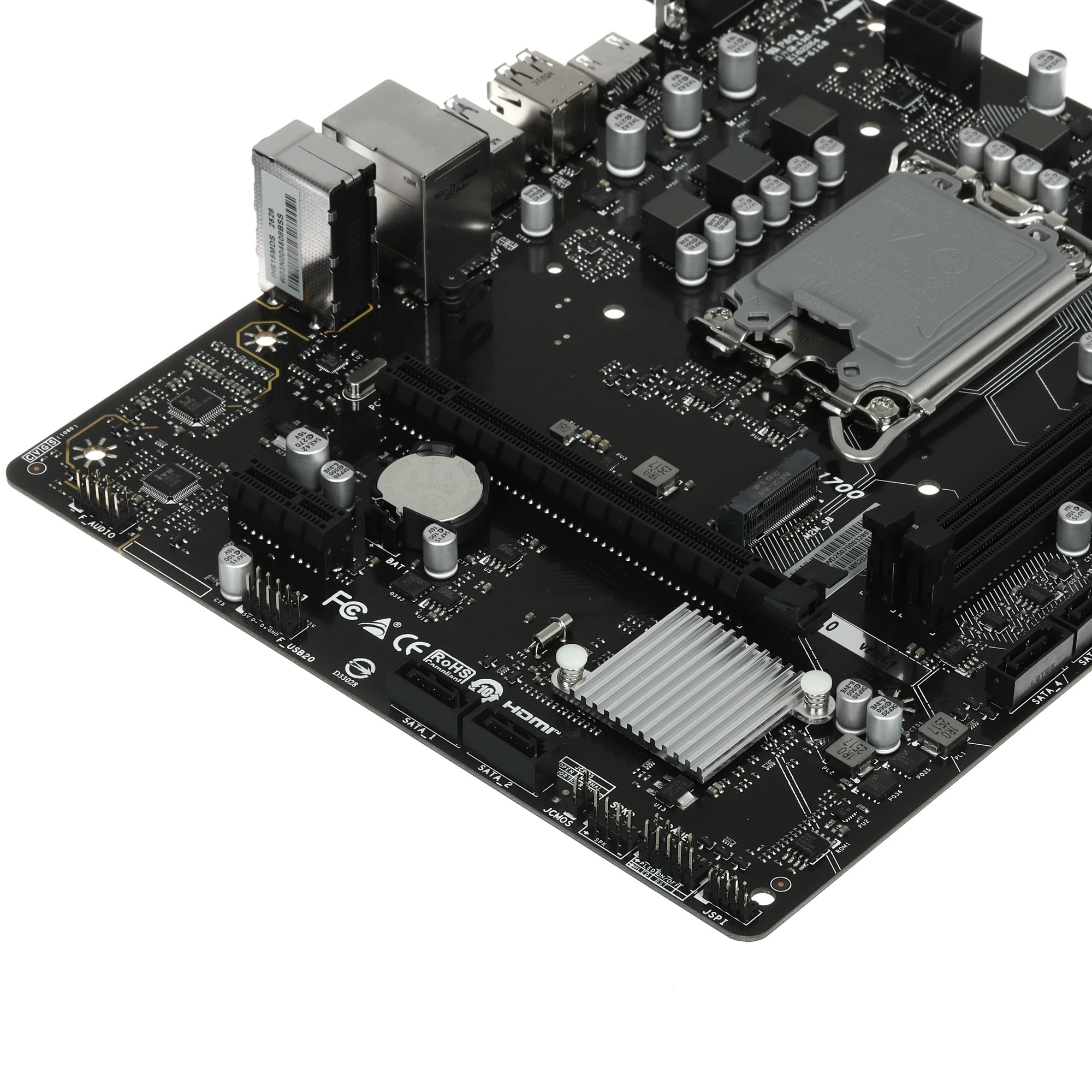 Материнская плата Biostar H610MHC 2.0, LGA1700, Intel H610, 2xDDR4, 4xSATA, 1xM.2, 1xPCIe 4.0 x16, 1xPCIe x1, HDMI, D-Sub, 1x1Gb LAN, 3x3.5 мм, 7.1, microATX, фото4