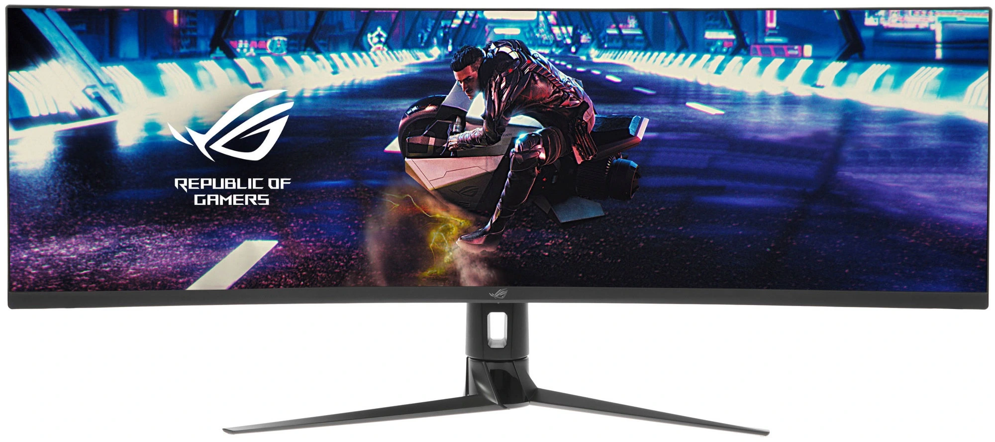 Монитор 49" ASUS ROG Strix XG49VQ VA 3840x1080, 144 Гц, 4 мс, 32:9, 450 кд/м², 2xHDMI, DisplayPort, изогнутый экран, Flicker Free, Low Blue Light, черный