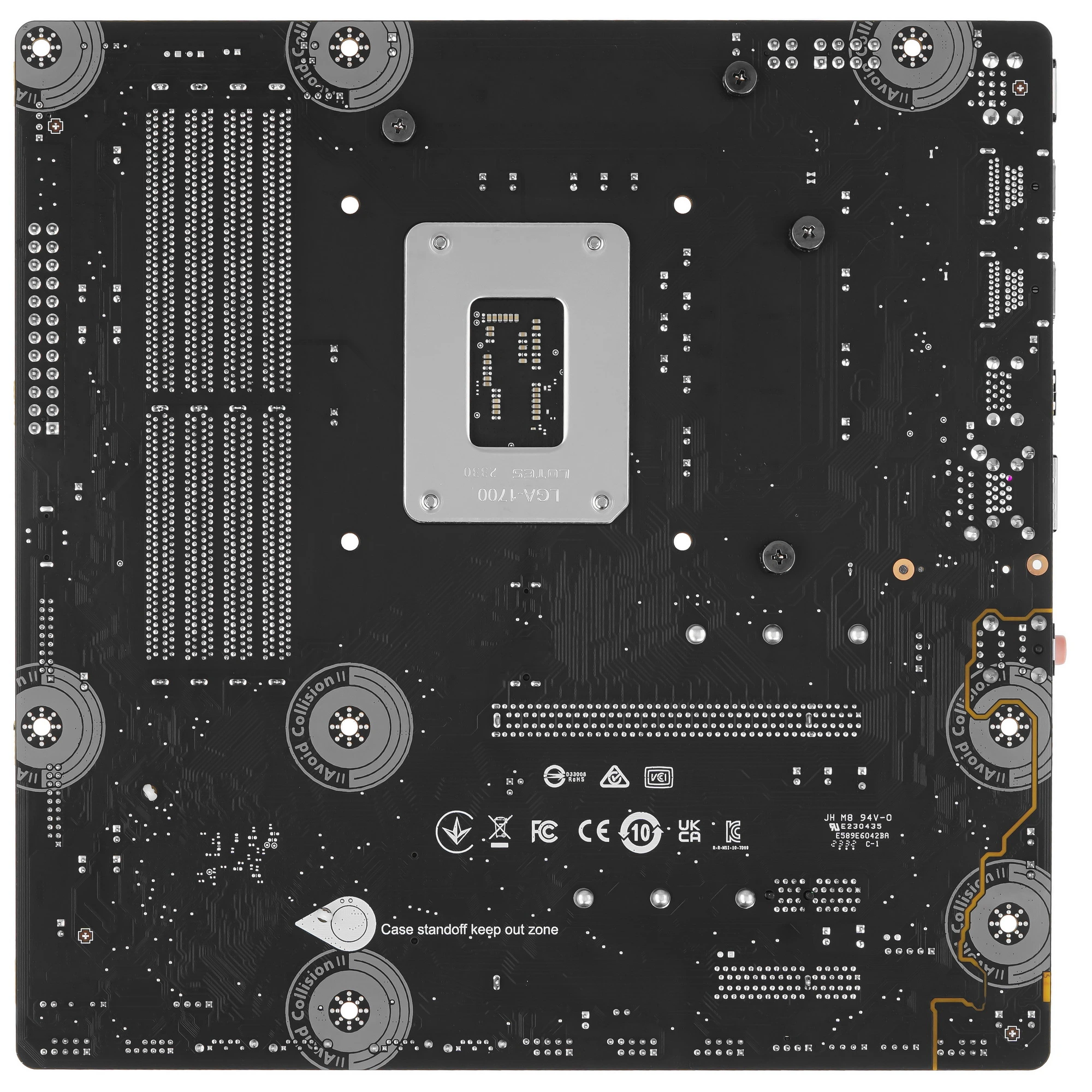 Материнская плата MSI PRO B760M-A DDR4 II, LGA1700, Intel B760, 4xDDR4, 4xSATA, 2xM.2, 1xPCIe 4.0 x16, 1xPCIe 4.0 x4, 1xPCIe 3.0 x1, 2xDP, 2xHDMI, 1x2.5Gb LAN, 2xUSB-A 10Gbps, 2xUSB-A 5Gbps, 2xUSB-A 2.0, 3x3.5 мм, 7.1, mATX, фото2