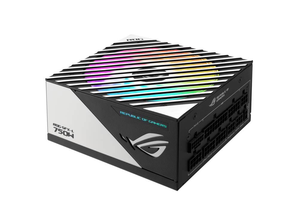 Блок питания ASUS ROG LOKI 750W Platinum, 750Вт, 80+ Platinum, 120мм, модульный, серый и черный