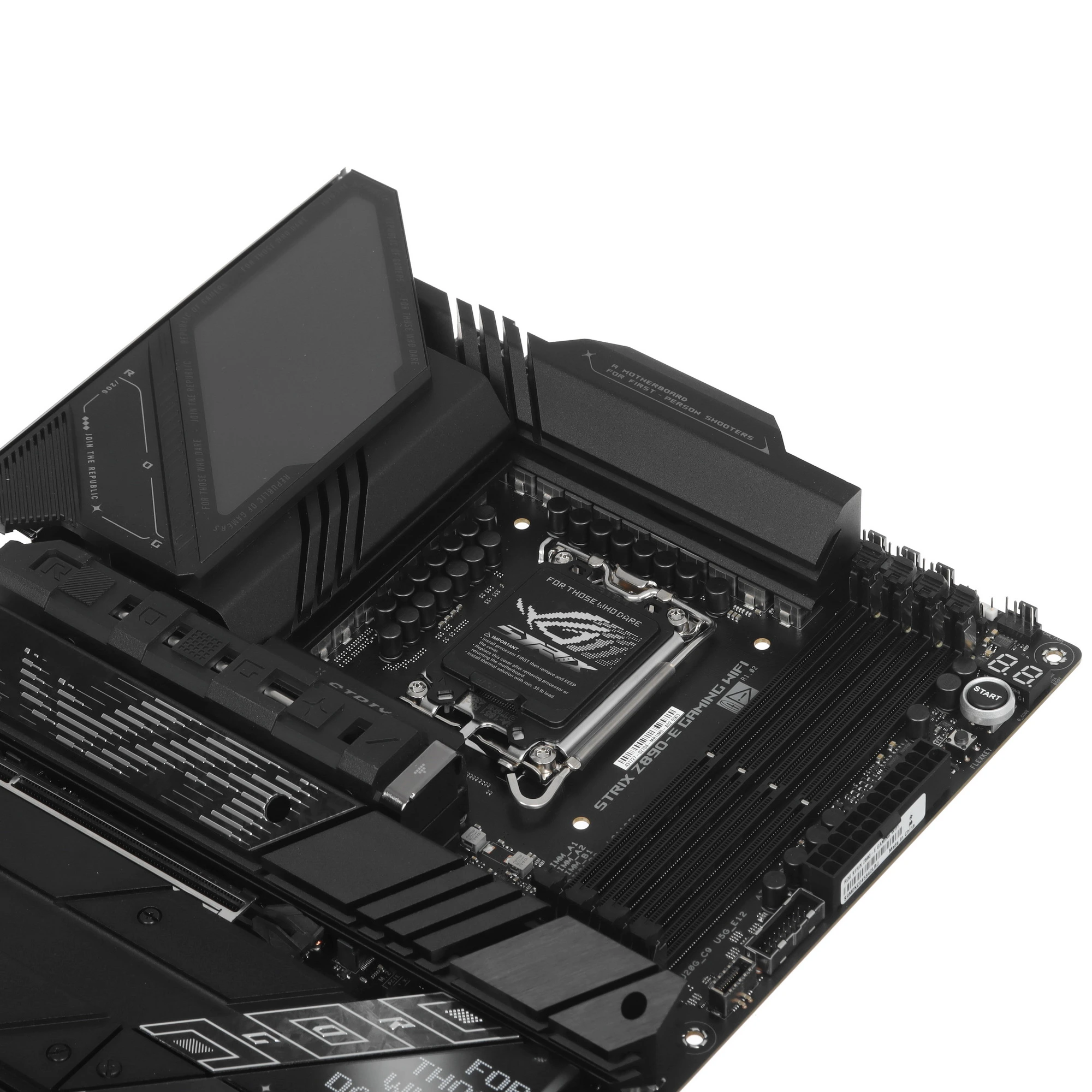 Материнская плата ASUS ROG STRIX Z890-E GAMING WIFI, LGA1851, Intel Z890, 4xDDR5, 4xSATA, 7xM.2, 1xPCIe 5.0 x16, DisplayPort, HDMI, USB Type-C, 1x5Gb LAN, Thunderbolt, 2x3.5 мм, 7.1, ATX, фото9