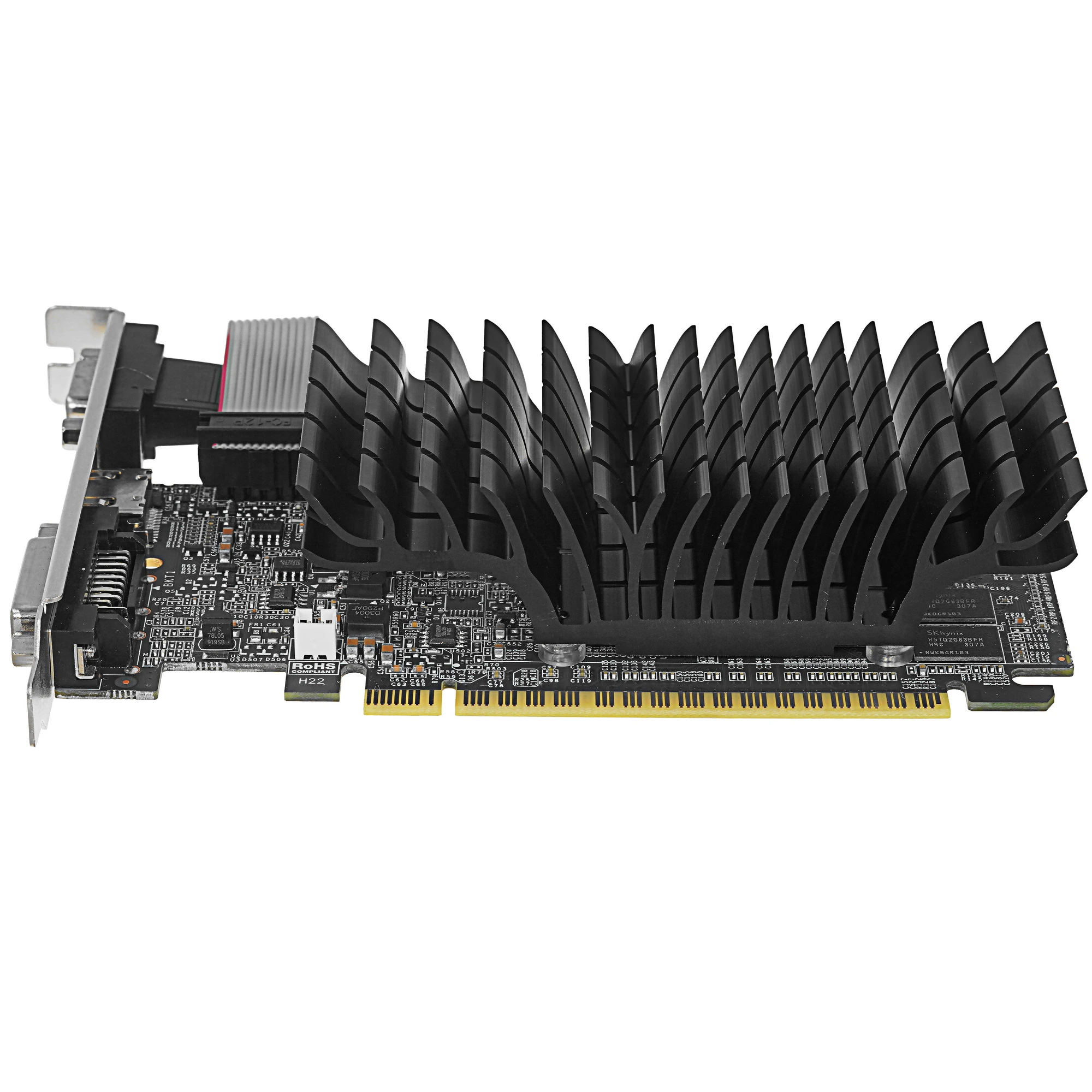 Видеокарта AFOX GeForce GT 210, 1 GB DDR3, 64 bit, HDMI, DVI, VGA, GPU 520 MHz, фото8