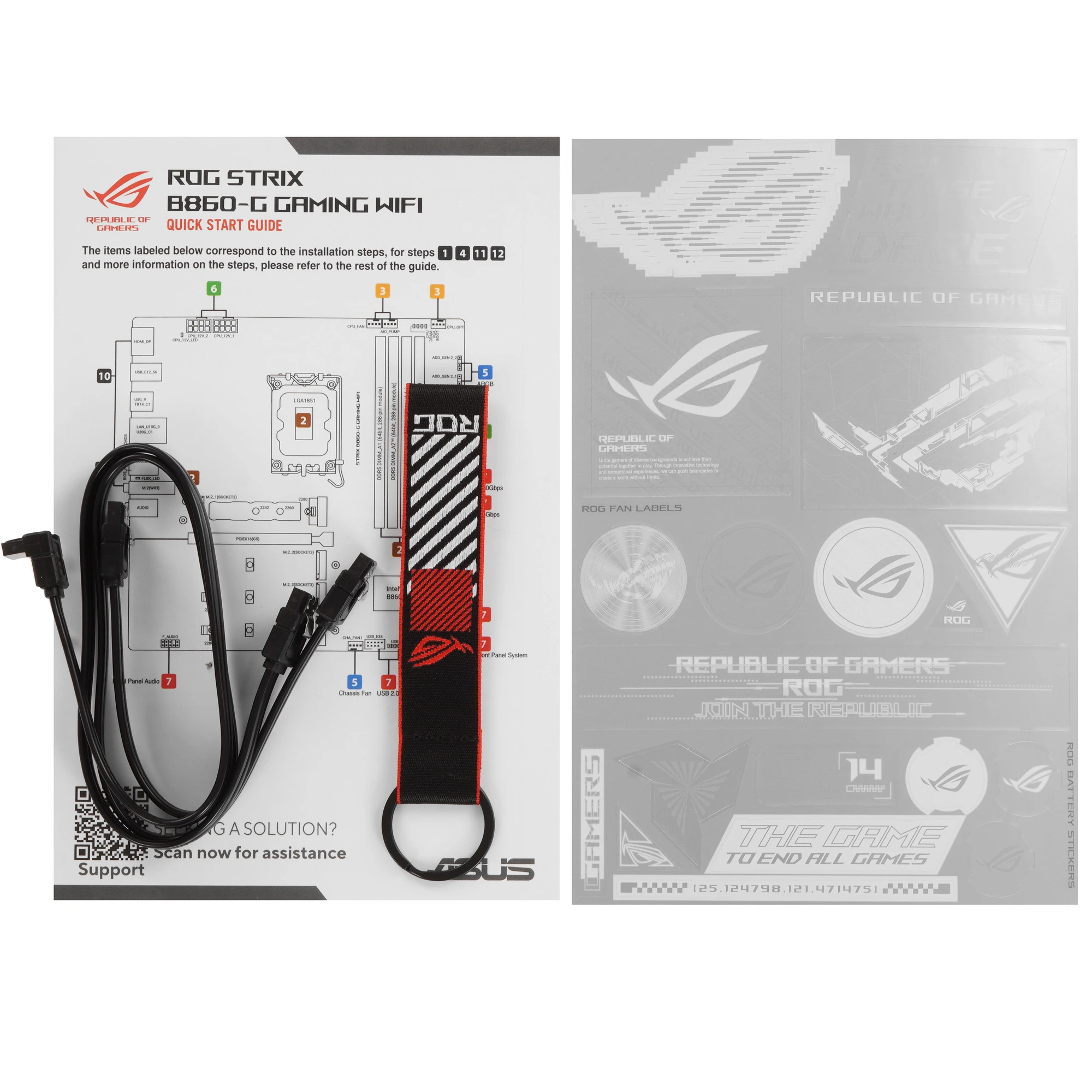 Материнская плата ASUS ROG STRIX B860-G GAMING WIFI, LGA1851, Intel B860, 4xDDR5, 4xSATA, 4xM.2, 1xPCIe 5.0 x16, DisplayPort, HDMI, USB Type-C, 1x2.5Gb LAN, Thunderbolt, 2x3.5 мм, 7.1, microATX, фото5