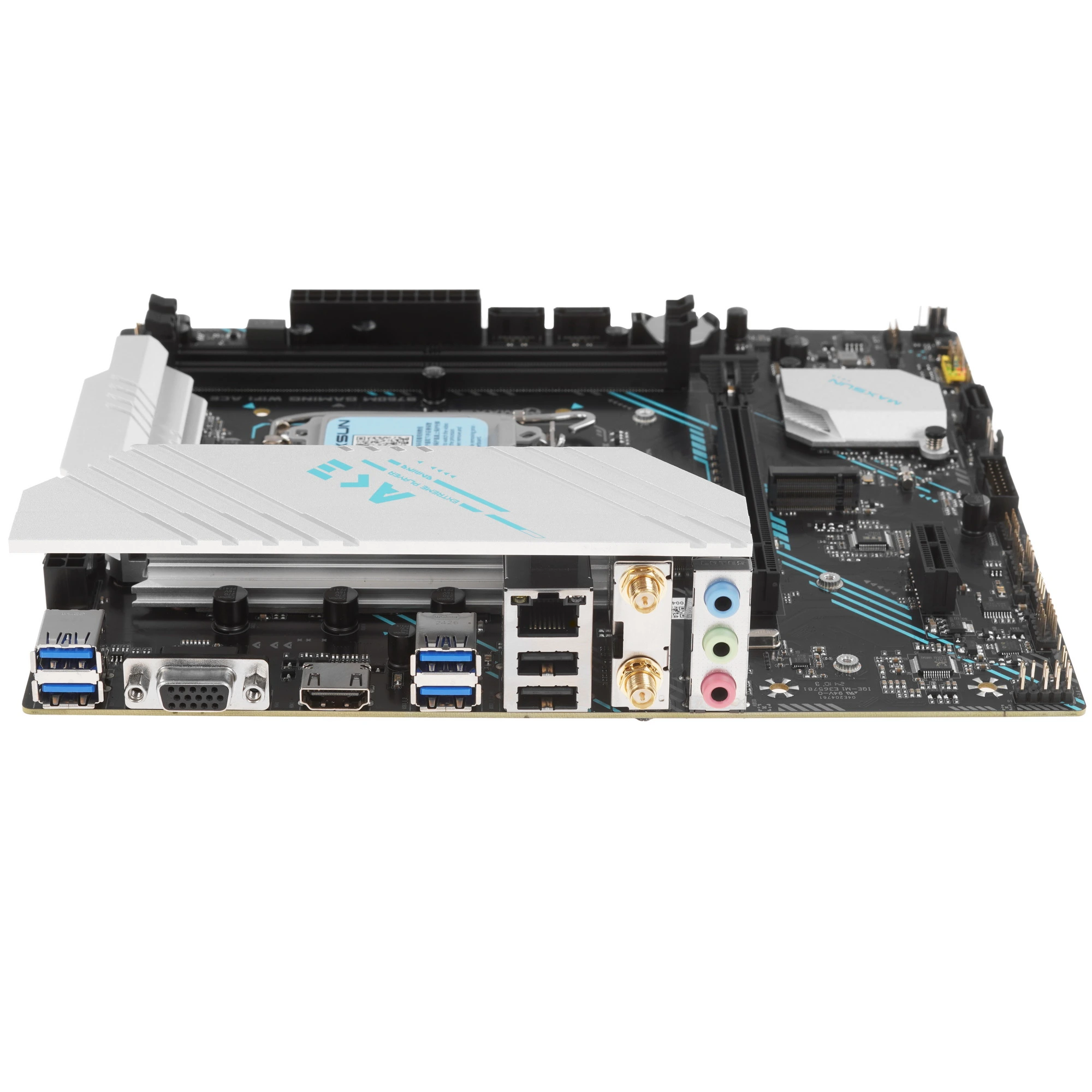 Материнская плата MAXSUN B760M GAMING WIFI ACE, LGA1700, Intel B760, 2xDDR5, 3xSATA, 2xM.2, 1xPCIe 4.0 x16, HDMI, D-Sub, 1x2.5Gb LAN, 3x3.5 мм, 7.1, microATX, фото7