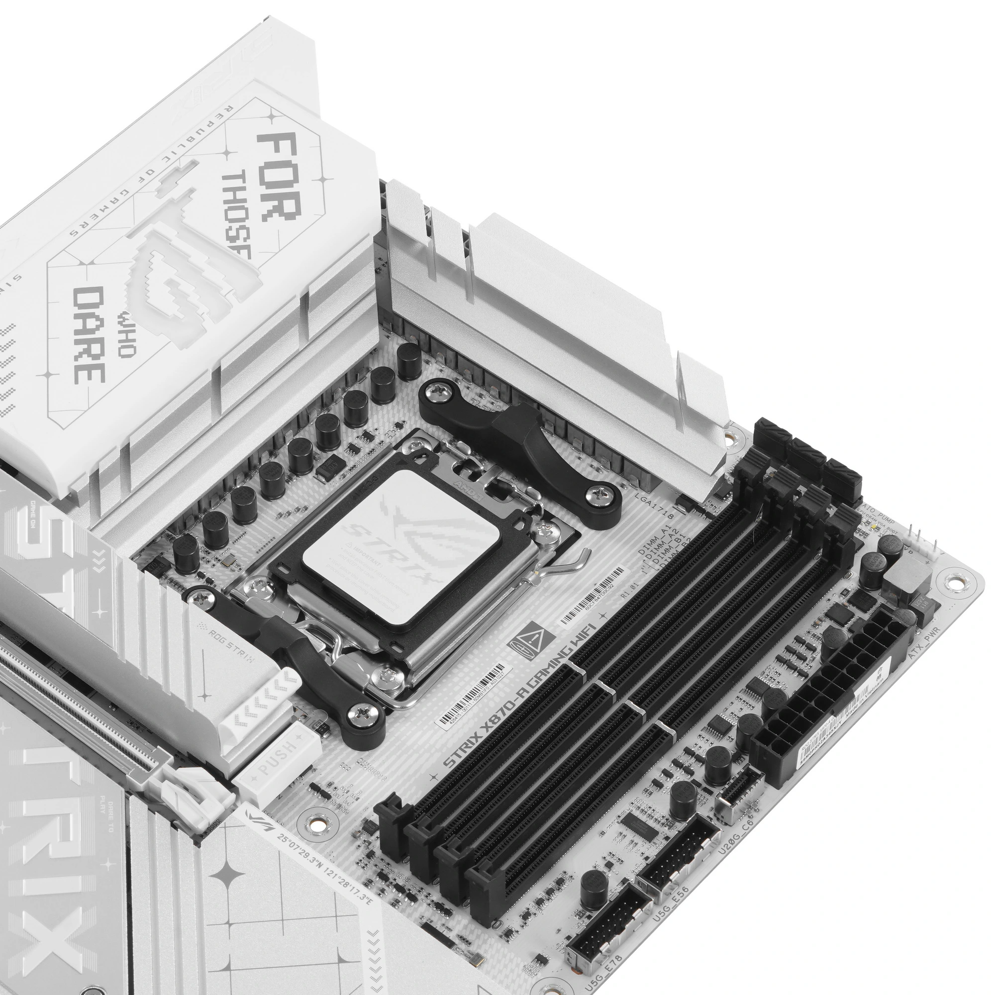 Материнская плата ASUS ROG STRIX X870-A GAMING WIFI, AM5, AMD X870, 4xDDR5, 4xSATA, 4xM.2, 1xPCIe 5.0 x16, 1xPCIe 4.0 x4, DisplayPort, HDMI, 1x2.5Gb LAN, USB Type-C, 2x3.5 мм, 7.1, ATX, фото19