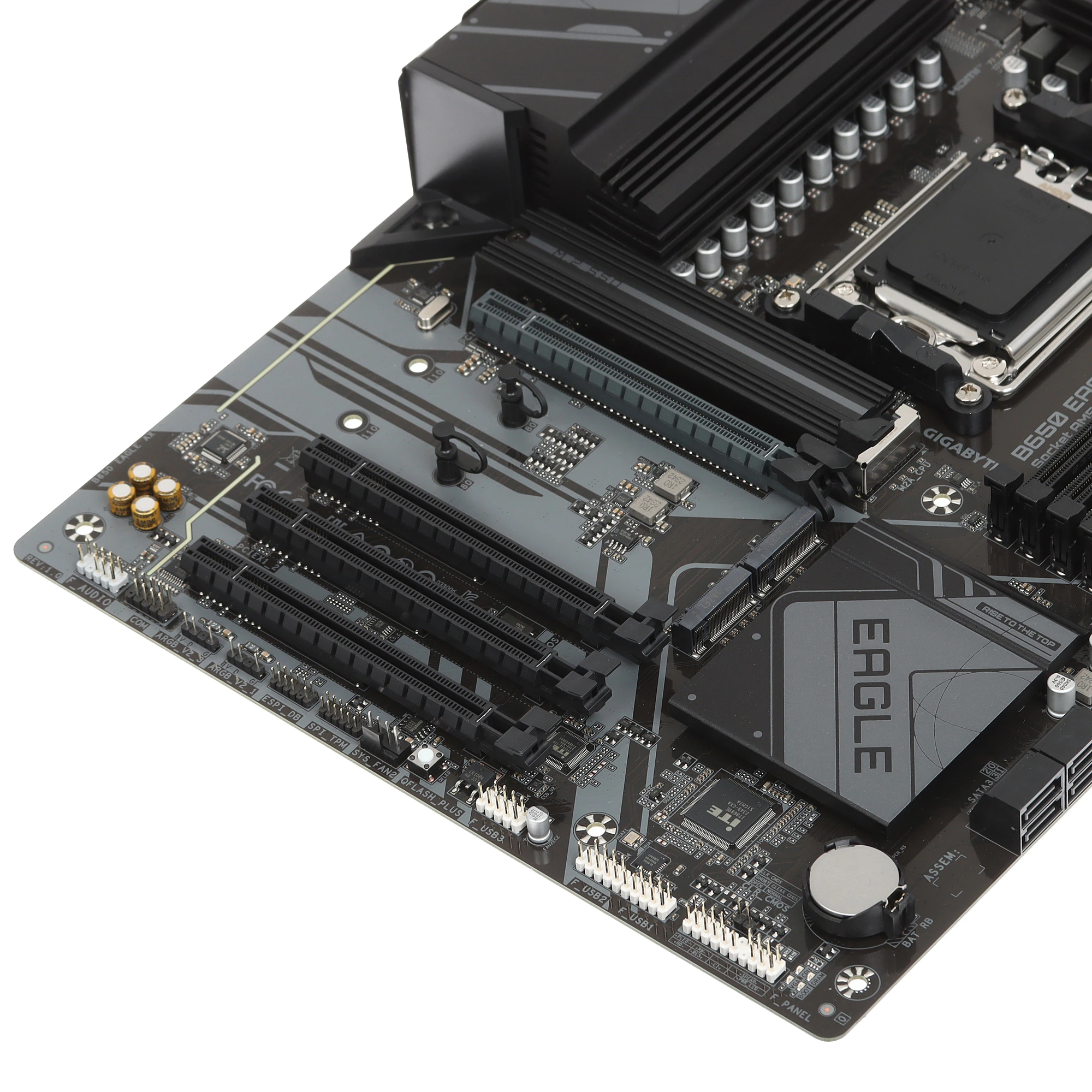 Материнская плата GIGABYTE B650 EAGLE AX (V1.1), AM5, AMD B650, 4xDDR5, 4xSATA, 3xM.2, 1xPCIe 4.0 x16, 3xPCIe 3.0 x1, DisplayPort, HDMI, 1xGb LAN, 3x3.5 мм, 7.1, ATX, фото11