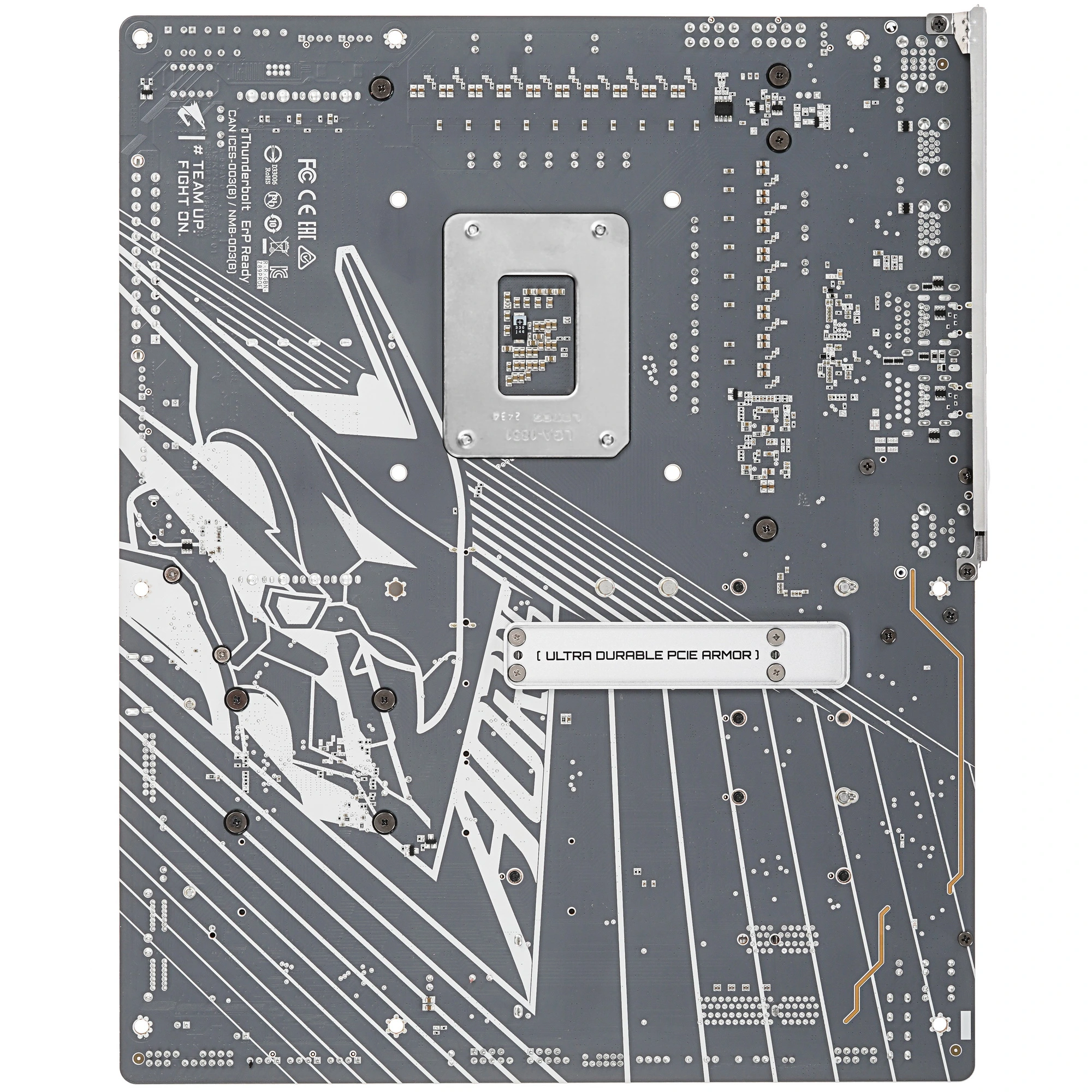 Материнская плата GIGABYTE Z890 AORUS PRO ICE, LGA1851, Intel Z890, 4xDDR5, 4xSATA, 5xM.2, 1xPCIe 5.0 x16, USB Type-C, 1x5Gb LAN, Thunderbolt, 2x3.5 мм, 7.1, ATX, фото3