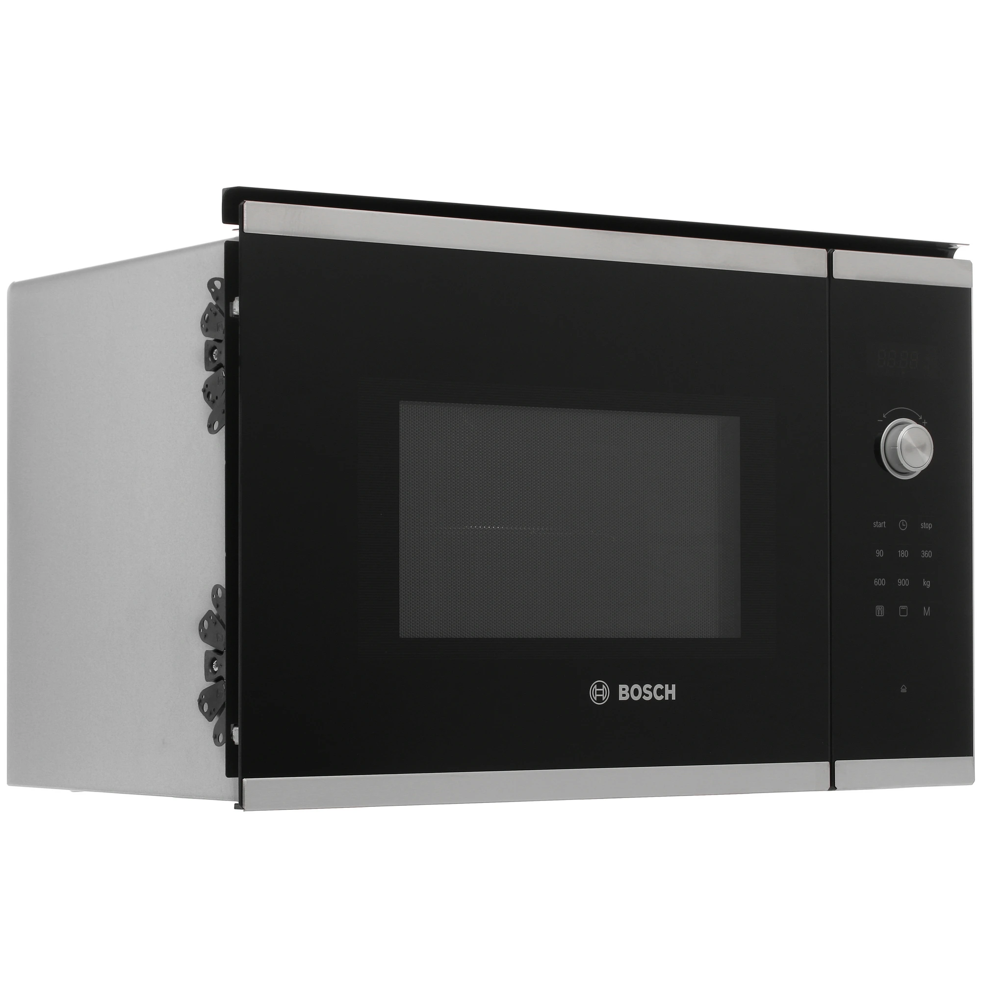 Встраиваемая микроволновая печь Bosch BEL554MS0 нержавеющая сталь/черный, 25 л, 900 Вт, переключатели - сенсор, поворотный механизм, фото6