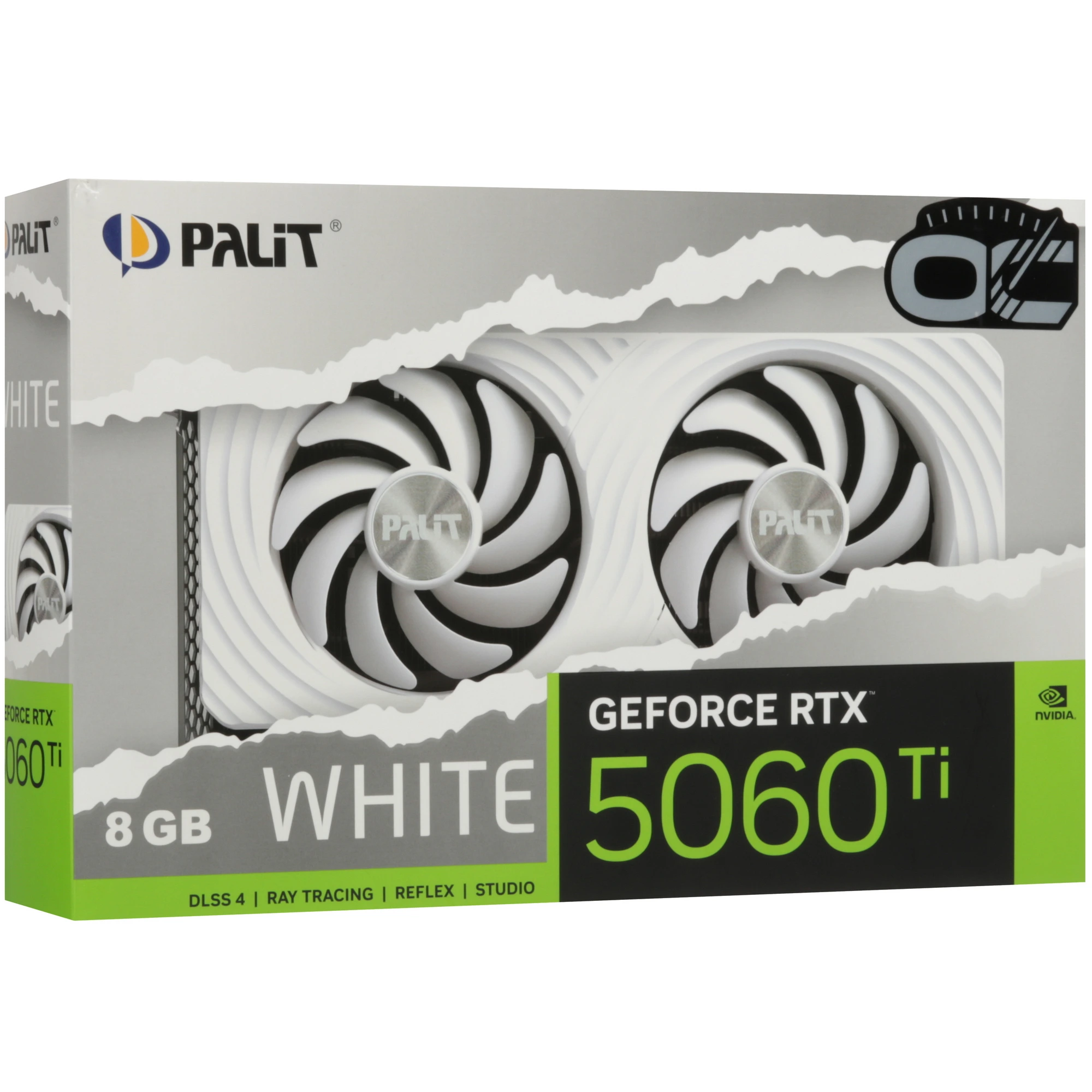 Видеокарта Palit GeForce RTX 5060 Ti WHITE OC, 8 GB GDDR7, 128 bit, 3xDisplayPort, HDMI, GPU 2407 MHz, фото18