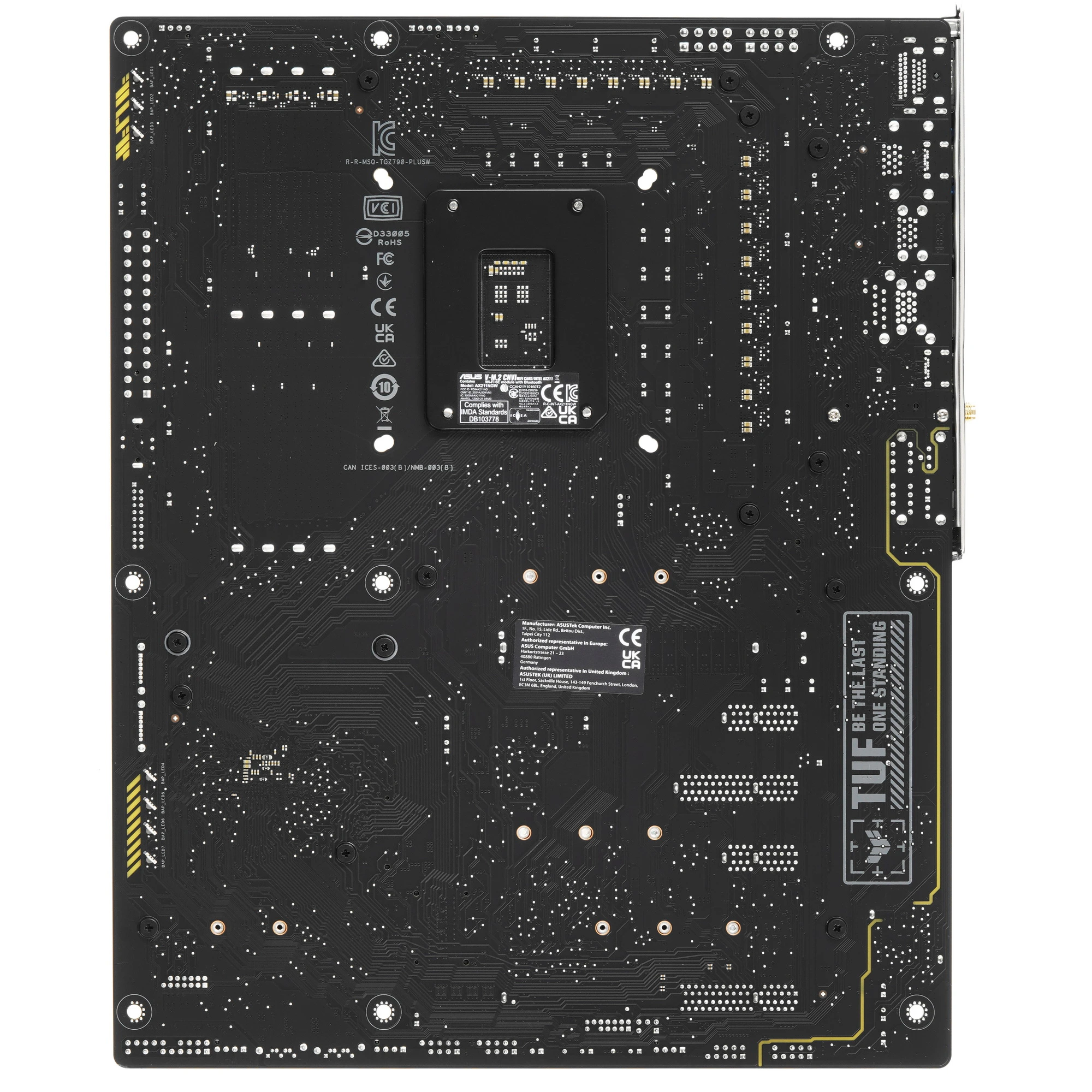 Материнская плата ASUS TUF GAMING Z790-PLUS WIFI, LGA1700, Intel Z790, 4xDDR5, 4xSATA, 4xM.2, 2xPCIe x16, 2xPCIe x1, DisplayPort, HDMI, 1x2.5Gb LAN, USB Type-C, 5x3.5 мм, 7.1, ATX, фото3