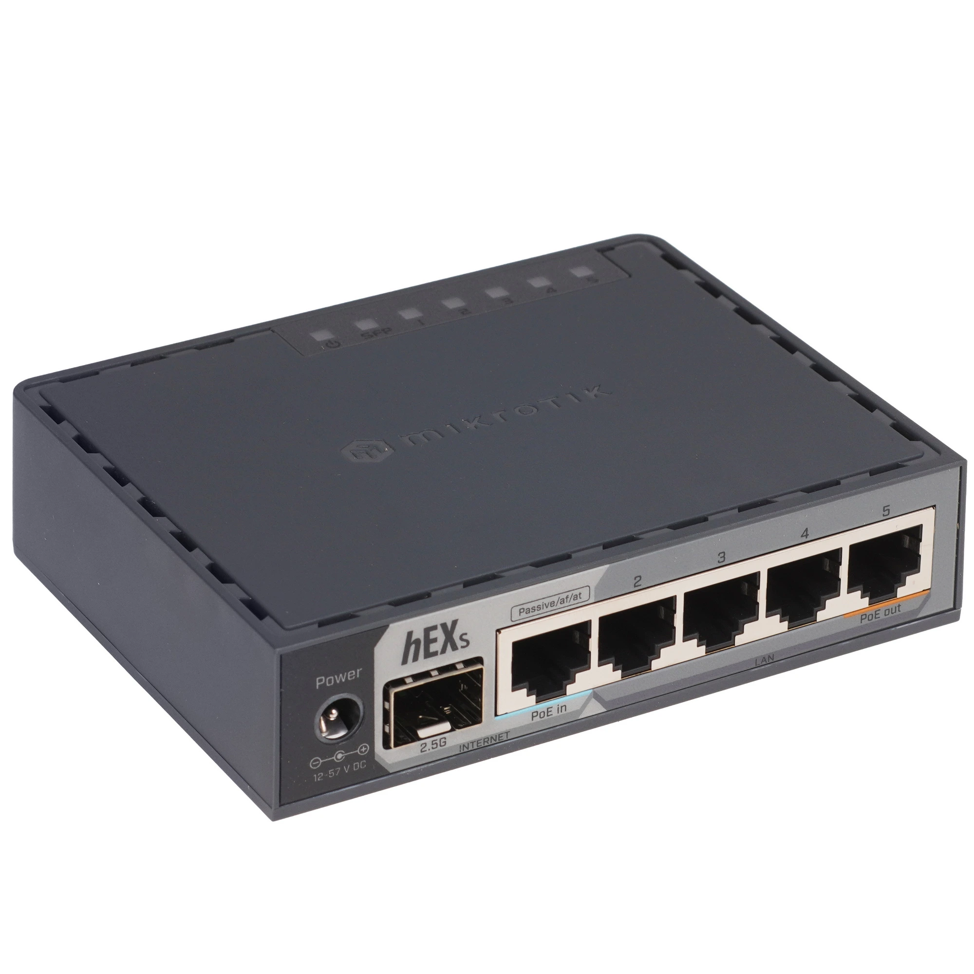 Маршрутизатор MikroTik hEX S (2025) E60iUGS, 5×1 Гбит/с + 1×2.5 Гбит/с SFP, управляемый