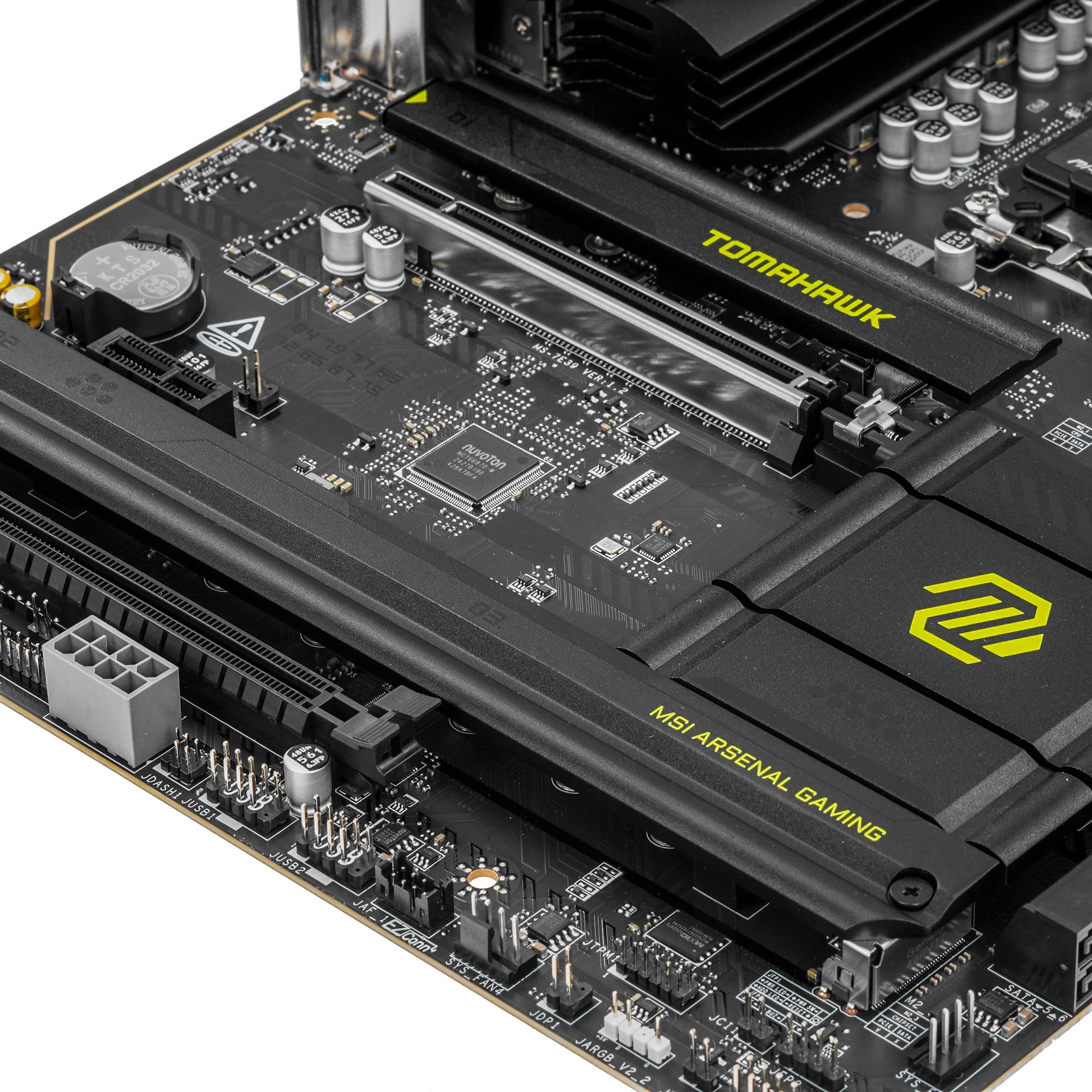 Материнская плата MSI MAG B860 TOMAHAWK WIFI, LGA1851, Intel B860, 4xDDR5, 4xSATA, 3xM.2, 1xPCIe 5.0 x16, DisplayPort, HDMI, USB Type-C, 1x5Gb LAN, Thunderbolt, 2x3.5 мм, 7.1, ATX, фото8