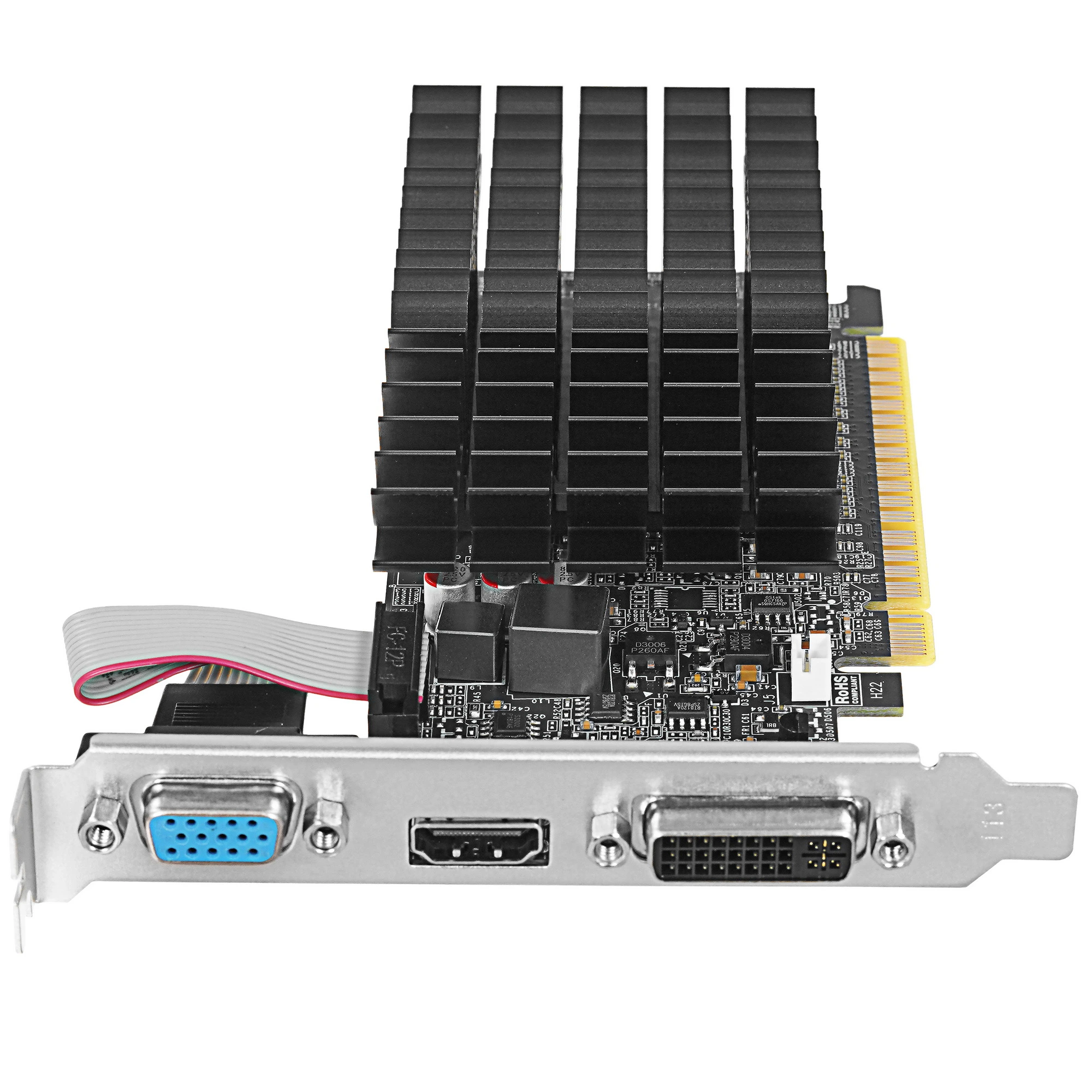 Видеокарта AFOX GeForce GT 210, 1 GB DDR3, 64 bit, HDMI, DVI, VGA, GPU 520 MHz, фото7