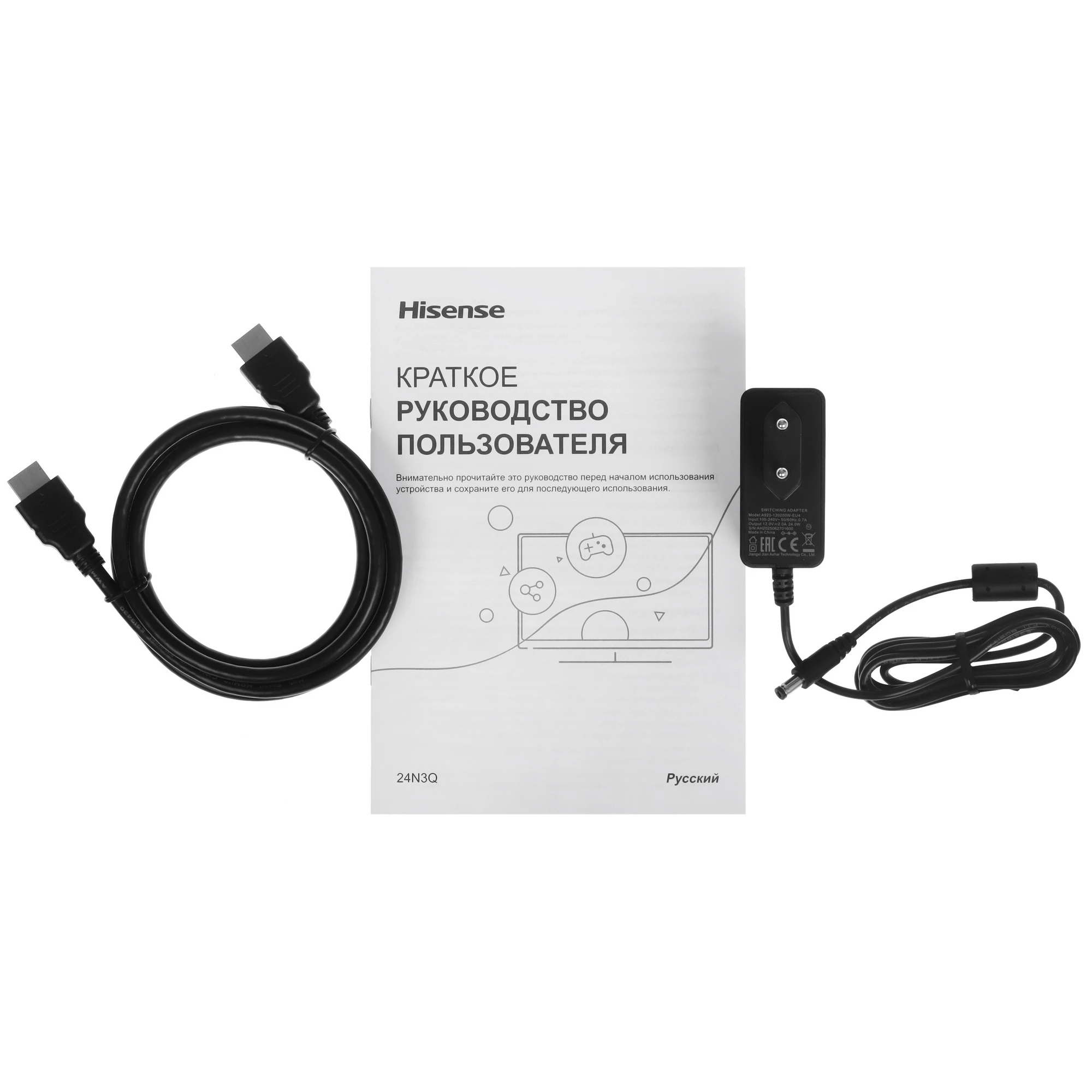 Монитор 23.8' Hisense 24N3Q IPS 1920x1080, 144 Гц, 5 мс, 16:9, 250 кд/м², HDMI 1.4, VGA, черный, фото12