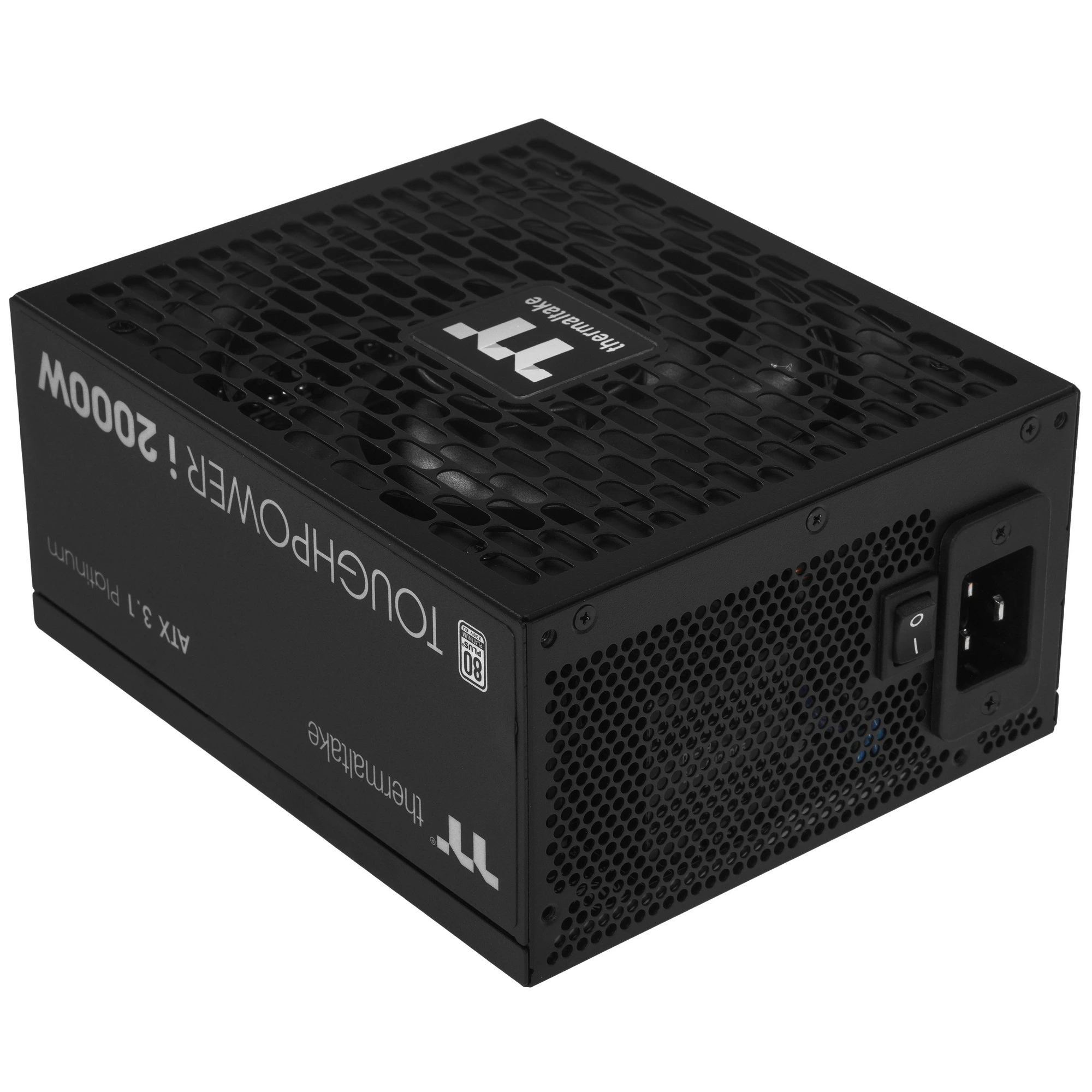Блок питания Thermaltake Toughpower i2000W, 2000Вт, 80+ Platinum, 140мм, модульный, черный, вид 3