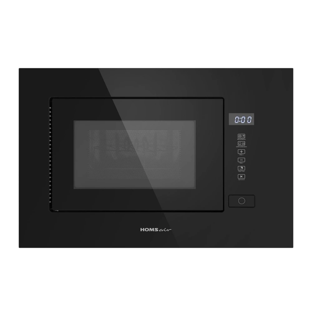 Встраиваемая микроволновая печь HOMSair MOB205GB черный, 20 л, 700 Вт, переключатели - сенсор