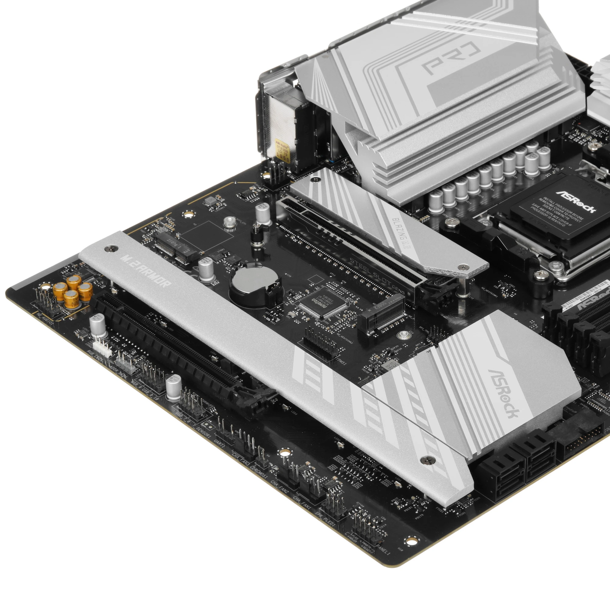 Материнская плата ASRock B850 PRO RS, AM5, AMD B850, 4xDDR5, 4xSATA, 4xM.2, 1xPCIe 5.0 x16, 1xPCIe 4.0 x4, 1xHDMI, 1xUSB-C, 1x2.5Gb LAN, 1xUSB-C 10Gbps, 1xUSB-C 5Gbps, 4xUSB-A 5Gbps, 6xUSB-A 2.0, 3x3.5 мм, 7.1, ATX, фото6