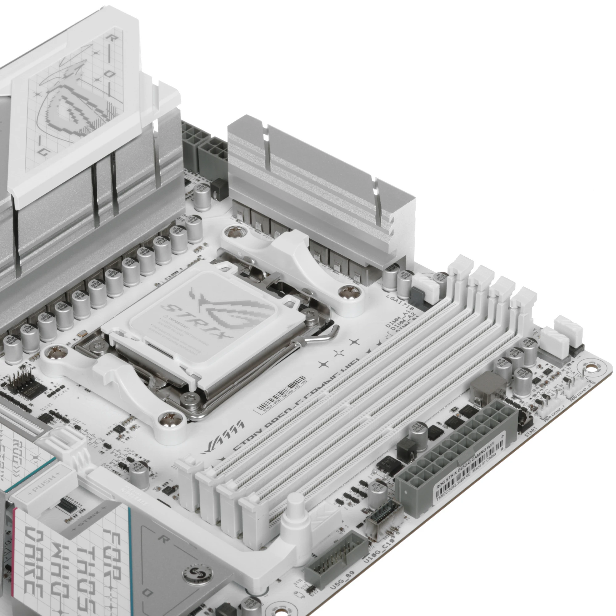 Материнская плата Asus ROG STRIX B850-G GAMING WIFI, AM5, AMD B850, 4xDDR5, 2xSATA, 4xM.2, 1xPCIe 5.0 x16, 1xHDMI, 1xDP, 1x2.5Gb LAN, Wi-Fi 7, Bluetooth 5.4, 1xUSB-C 20Gbps, 1xUSB-C 10Gbps, 2xUSB-A 10Gbps, 4xUSB-A 5Gbps, 2xUSB-A 2.0, 2x3.5 мм, 7.1, mATX, фото14