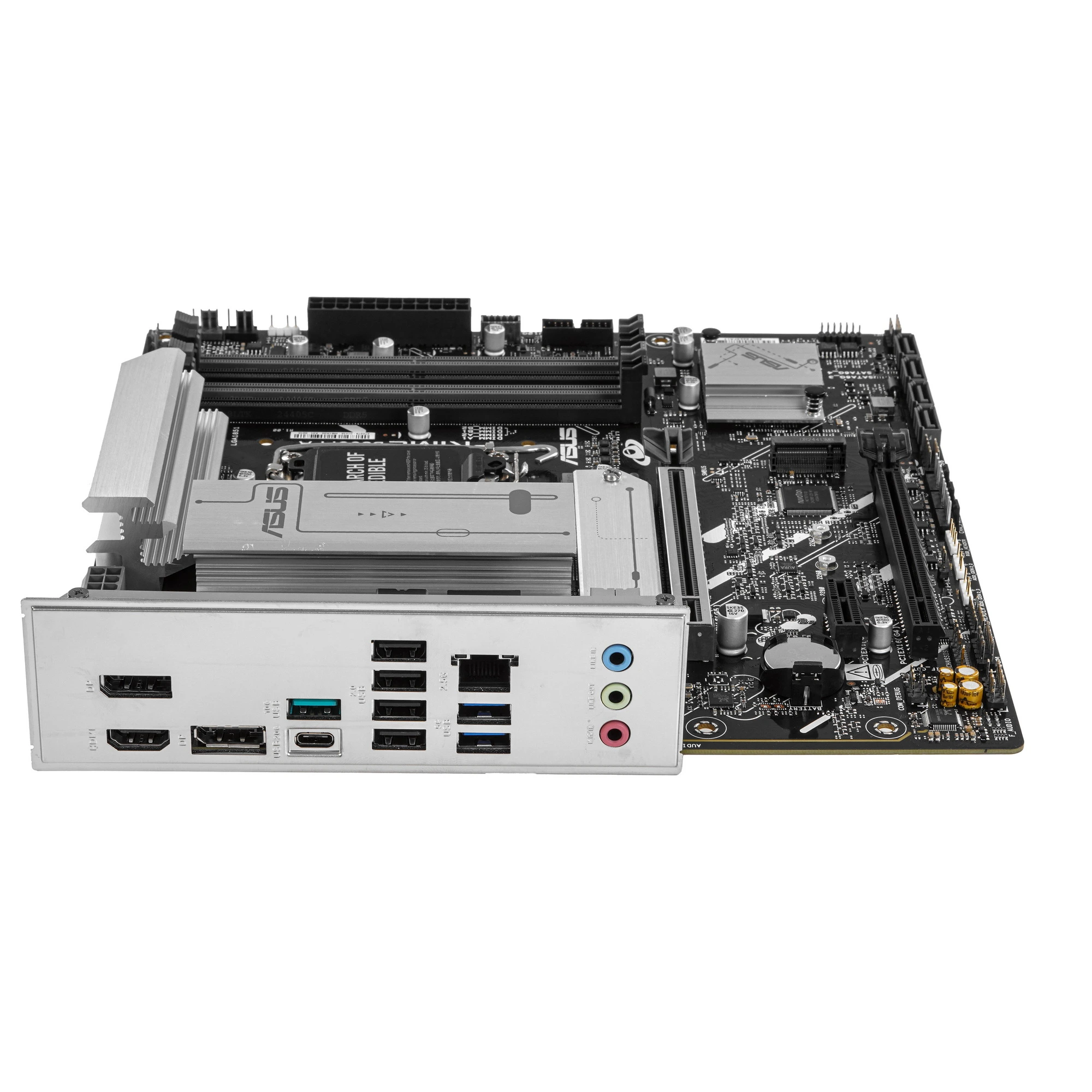 Материнская плата ASUS PRIME B860M-A-CSM, LGA1851, Intel B860, 4xDDR5, 4xSATA, 2xM.2, 1xPCIe 5.0 x16, DisplayPort, HDMI, 1x2.5Gb LAN, USB Type-C, 3x3.5 мм, 7.1, microATX, фото4