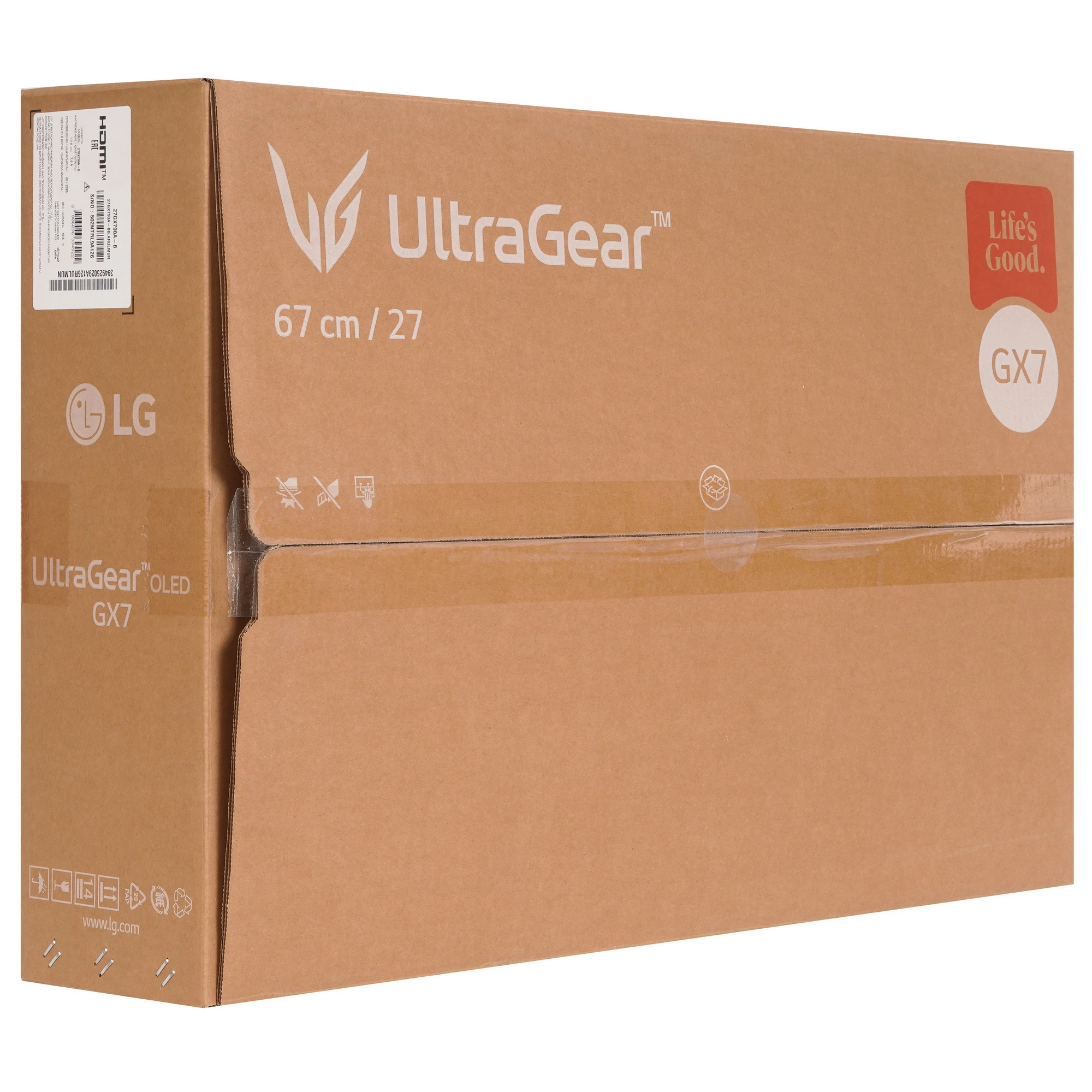 Монитор 26.5' LG 27GX790A-B OLED 2560x1440, 480 Гц, 0.03 мс, 16:9, 275 кд/м², DP 2.1, 2xHDMI 2.1, 3xUSB-C, 3.5 Jack, FreeSync, G-Sync, черный, фото15