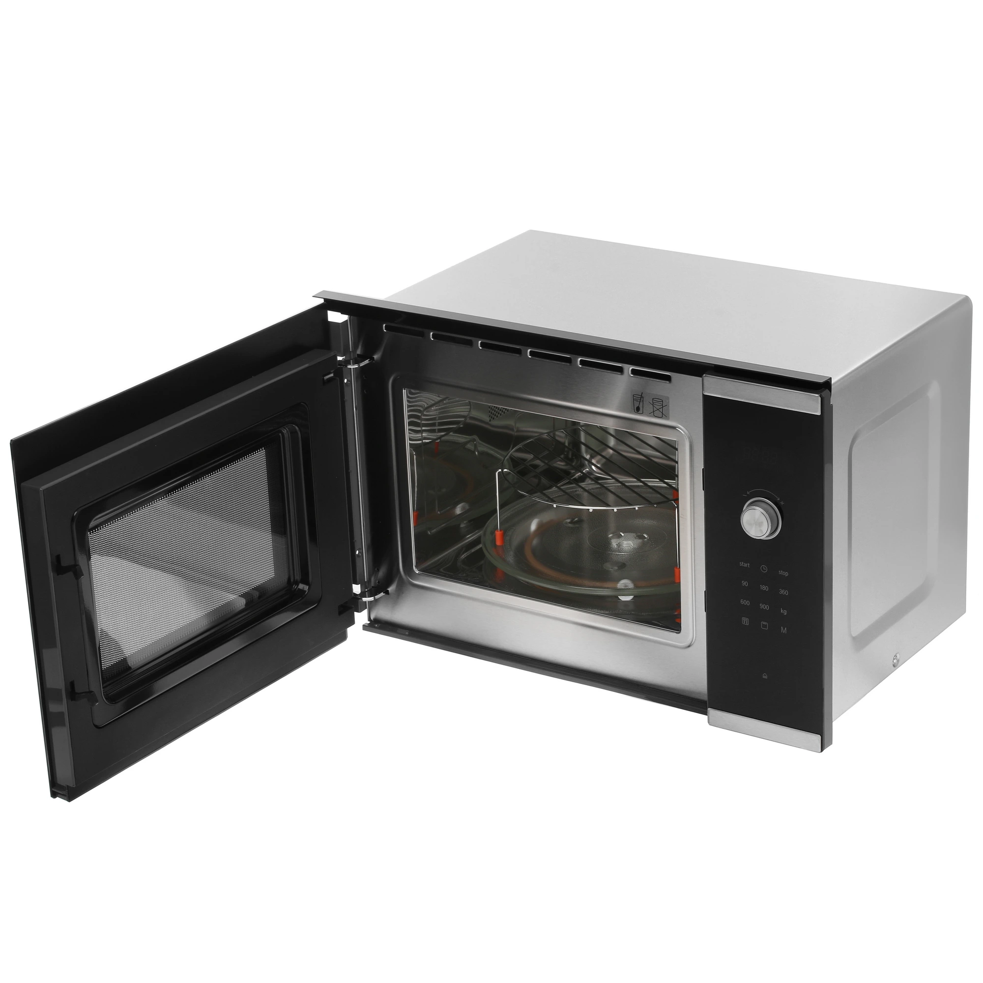 Встраиваемая микроволновая печь Bosch BEL554MS0 нержавеющая сталь/черный, 25 л, 900 Вт, переключатели - сенсор, поворотный механизм, фото9