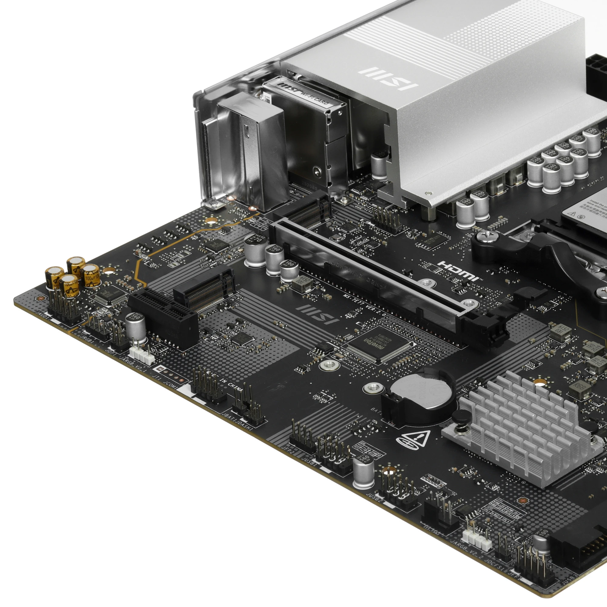 Материнская плата MSI PRO B840M-P WIFI6E, AM5, AMD B840, 4xDDR5, 4xSATA, 2xM.2, 1xPCIe 4.0 x16, 1xPCIe 3.0 x1, 1xHDMI, 1x2.5Gb LAN, Wi-Fi 6E, Bluetooth 5.3, 1xUSB-C 10Gbps, 1xUSB-A 10Gbps, 2xUSB-A 5Gbps, 4xUSB-A 2.0, 3x3.5 мм, 7.1, mATX, фото8