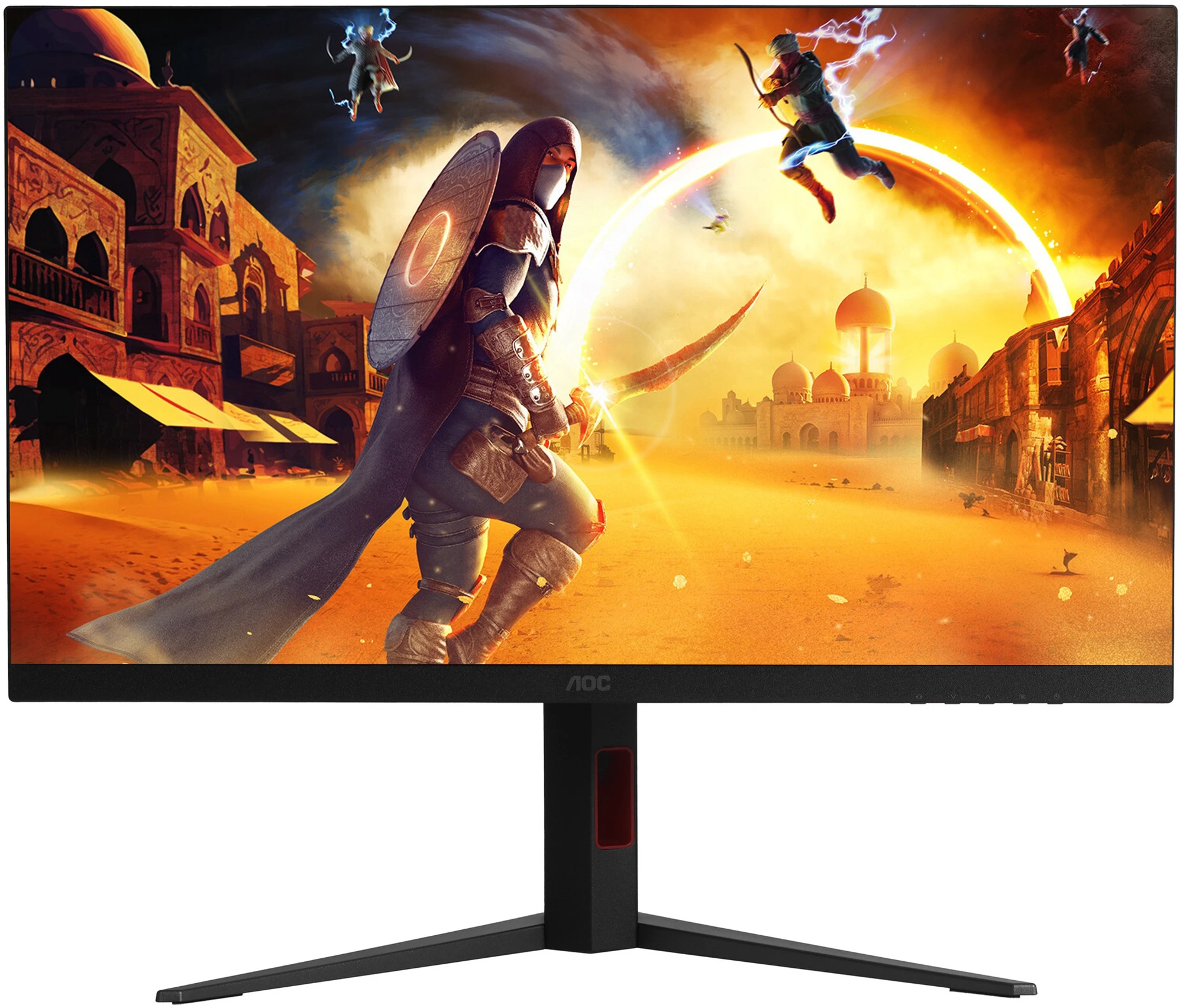 Монитор 27" AOC Q27G4S IPS 2560x1440, 300 Гц, 1 мс, 16:9, 350 кд/м², 2xHDMI, DisplayPort, Flicker Free, Low Blue Light, черный