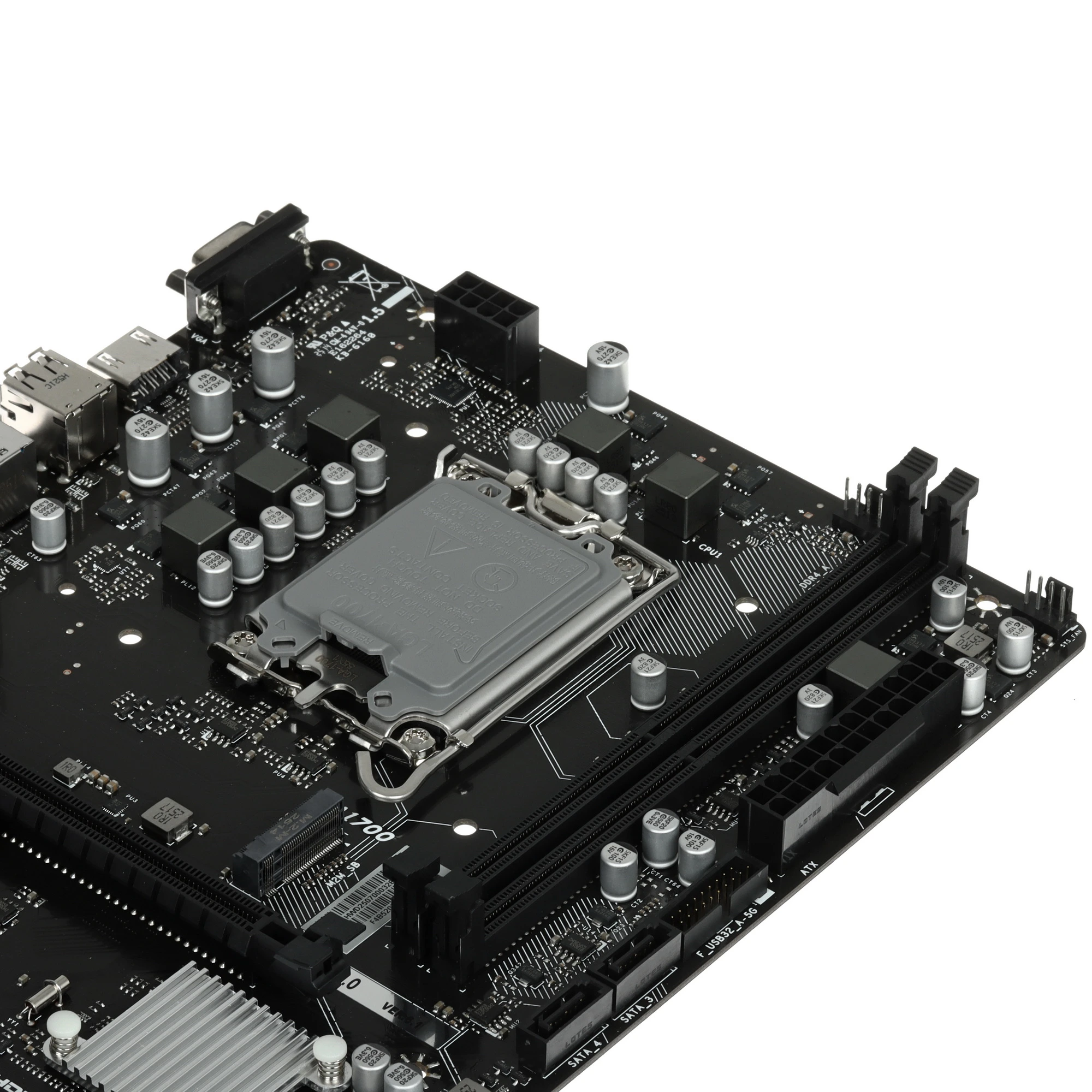 Материнская плата Biostar H610MHC 2.0, LGA1700, Intel H610, 2xDDR4, 4xSATA, 1xM.2, 1xPCIe 4.0 x16, 1xPCIe x1, HDMI, D-Sub, 1x1Gb LAN, 3x3.5 мм, 7.1, microATX, фото5