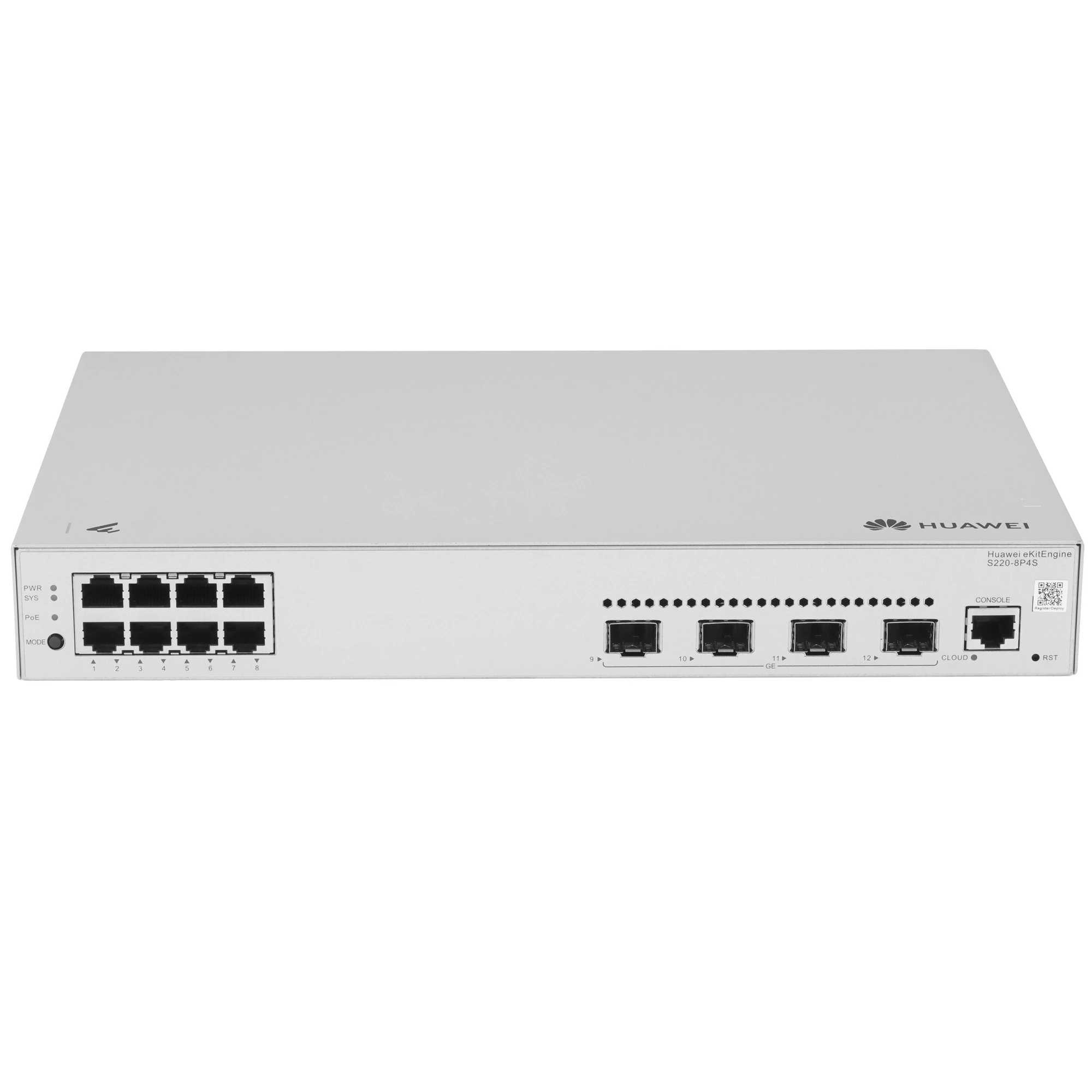 Коммутатор Huawei S220-8P4S, 8×1 Гбит/с + 4×SFP, управляемый, фото3