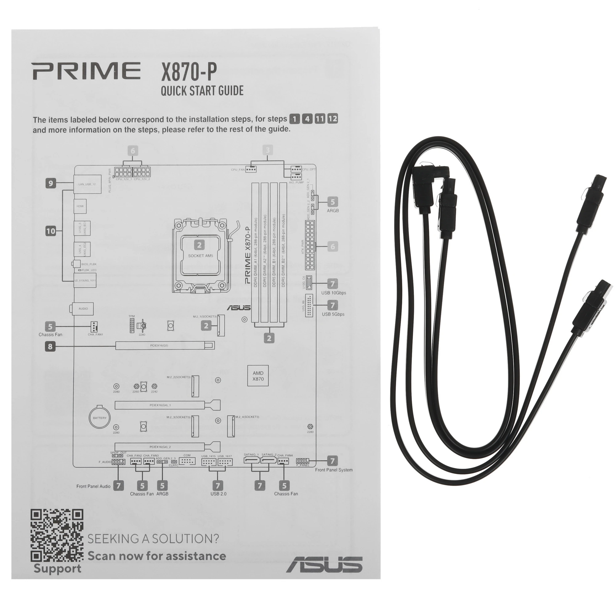 Материнская плата ASUS PRIME X870-P, AM5, AMD X870, 4xDDR5, 4xSATA, 4xM.2, 1xPCIe 5.0 x16, 1xPCIe 4.0 x16, 1xPCIe x1, HDMI, 1x2.5Gb LAN, USB Type-C, 3x3.5 мм, 7.1, ATX, фото15