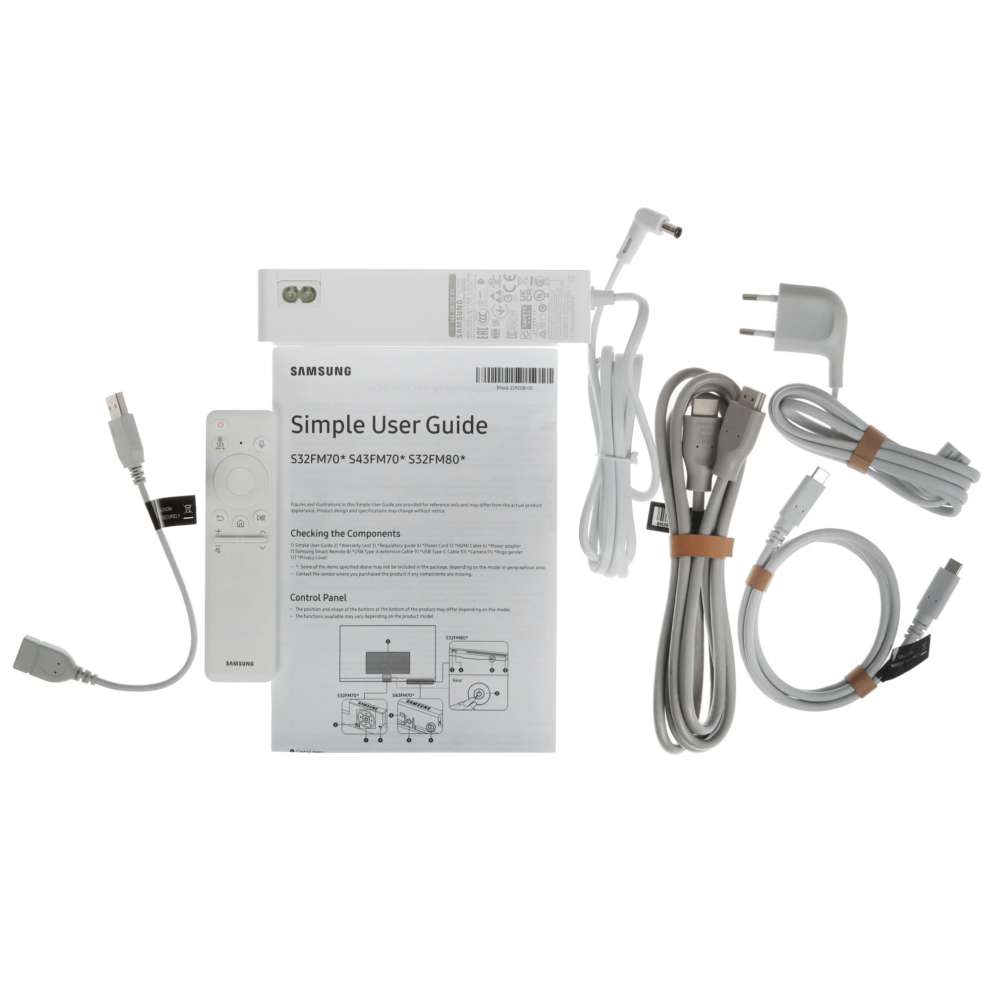 Монитор 31.5' Samsung Smart M8 M80F VA 3840x2160, 60 Гц, 4 мс, 16:9, 400 кд/м², HDMI 2.0, USB-C, USB Hub (2x USB), HDR10+, динамики (2x5 Вт), веб-камера, белый, фото15