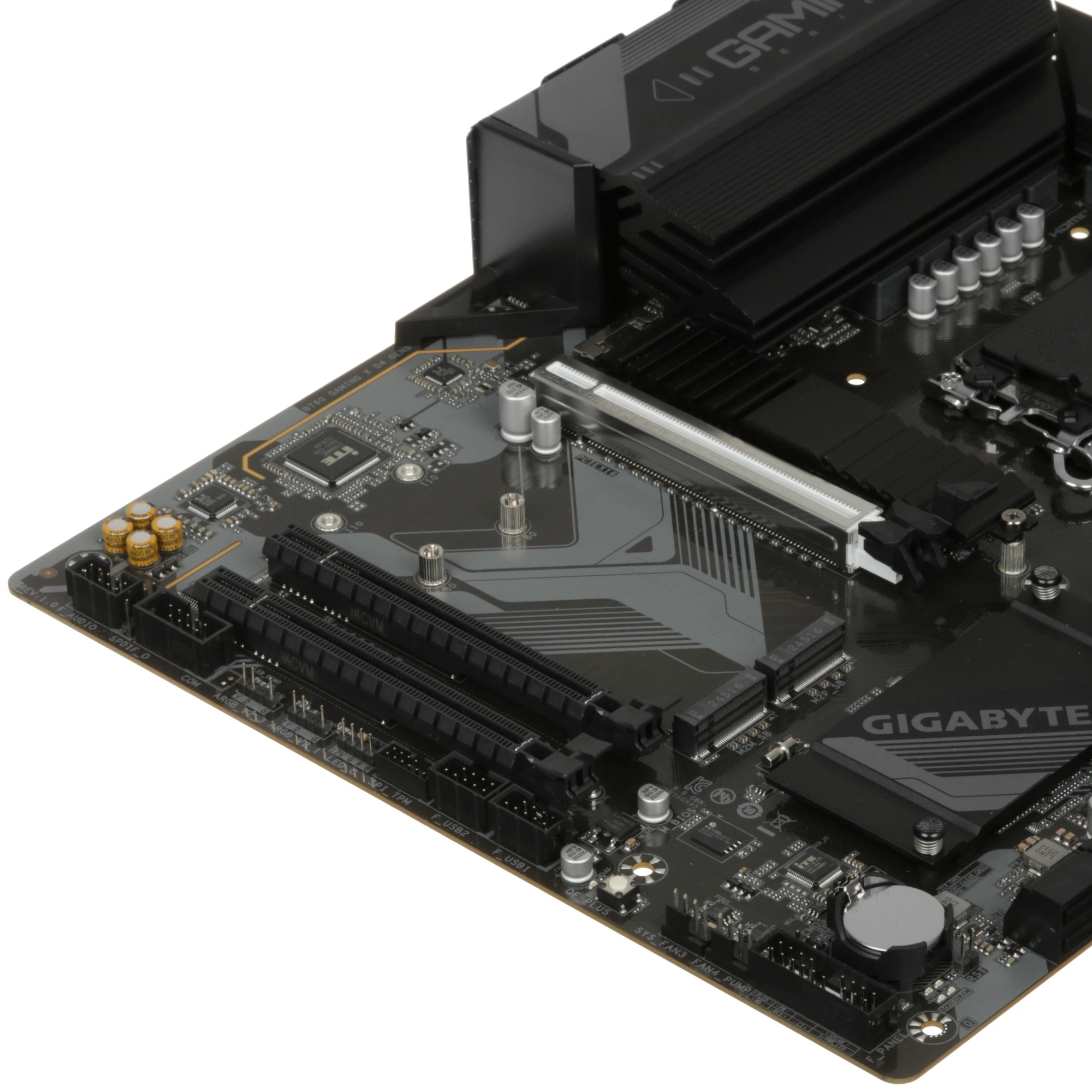 Материнская плата Gigabyte B760 GAMING X D4 GEN5, LGA1700, Intel B760, 4xDDR4, 4xSATA, 3xM.2, 1xPCIe 5.0 x16, 2xPCIe 3.0 x1, 1xHDMI, 1xDP, 1x2.5Gb LAN, 1xUSB-A 10Gbps, 2xUSB-A 5Gbps, 5xUSB-A 2.0, 6x3.5 мм, 7.1, ATX, фото4
