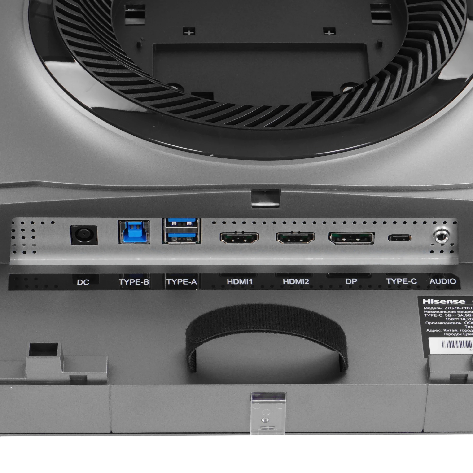 Монитор 27' Hisense 27G7K-PRO IPS 3840x2160, 160 Гц, 1 мс, 16:9, 1000 кд/м², HDMI 2.1, DP 1.4, USB-C, 2xUSB 3.0, 3.5 Jack, DisplayHDR 1000, FreeSync Premium, miniLED, черный, фото9