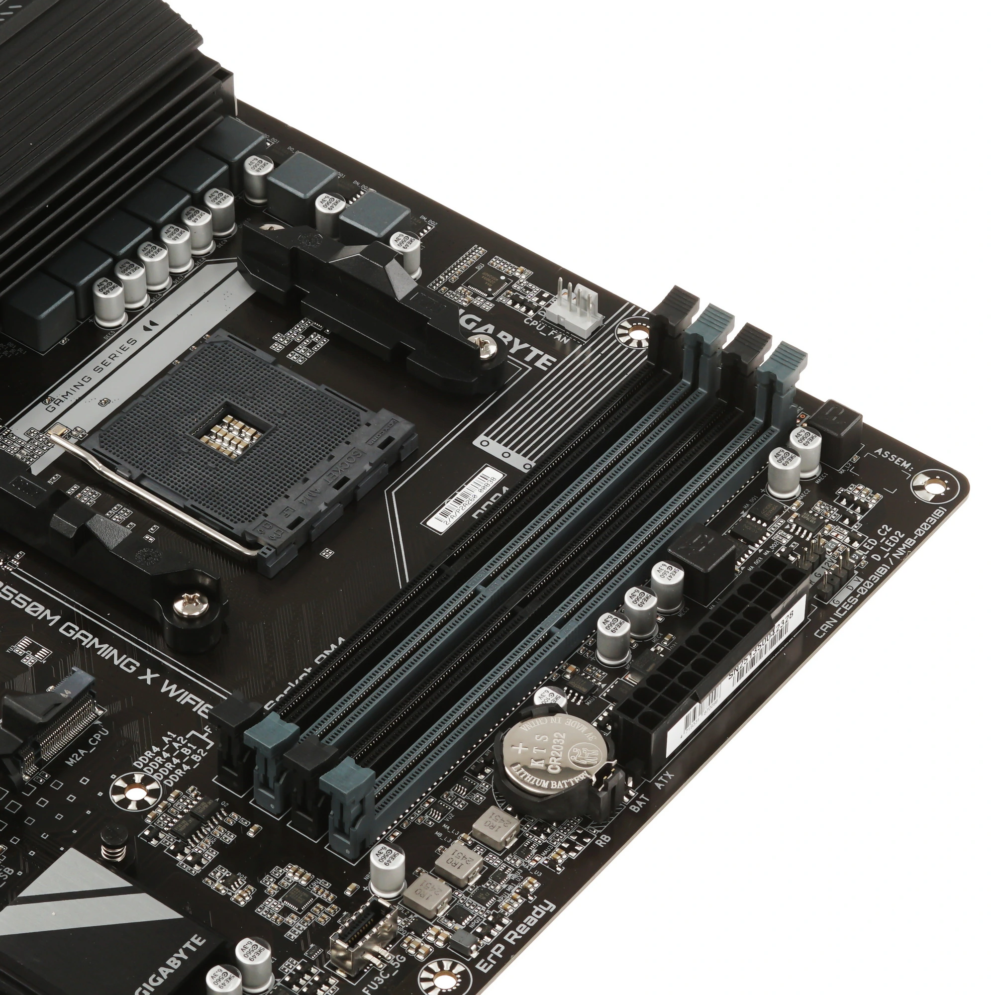 Материнская плата Gigabyte B550M GAMING X WIFI6, AM4, AMD B550, 4xDDR4, 4xSATA, 2xM.2, 2xPCIe x16, DisplayPort, HDMI, 1xGb LAN, 6xUSB, 3x3.5 мм, 7.1, microATX, фото4