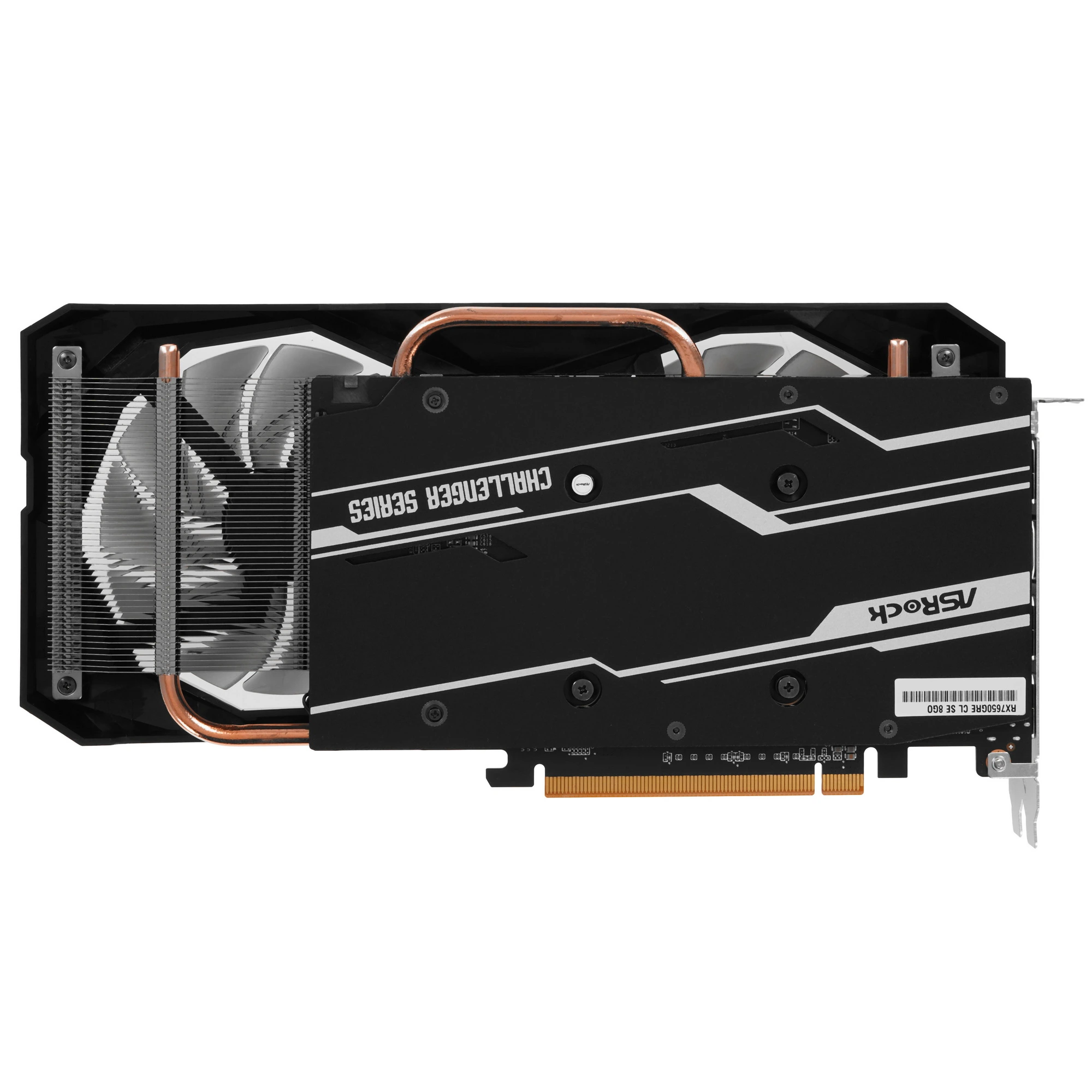 Видеокарта ASRock AMD Radeon RX 7650 GRE Challenger SE OC, 8 GB GDDR6, 128 bit, 3xDisplayPort, HDMI, GPU 1845 MHz, фото2
