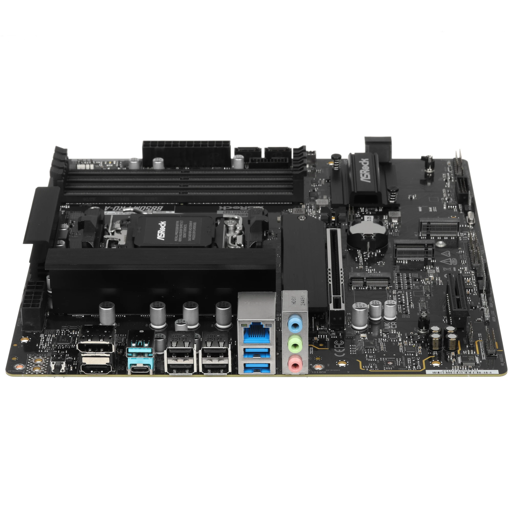 Материнская плата ASRock B850M PRO-A, AM5, AMD B850, 4xDDR5, 4xSATA, 3xM.2, 1xPCIe 5.0 x16, 1xPCIe 3.0 x4, 1xDP, 1xHDMI, 1x2.5Gb LAN, 1xUSB-C 10Gbps, 1xUSB-A 10Gbps, 2xUSB-A 5Gbps, 4xUSB-A 2.0, 3x3.5 мм, 7.1, mATX, фото3