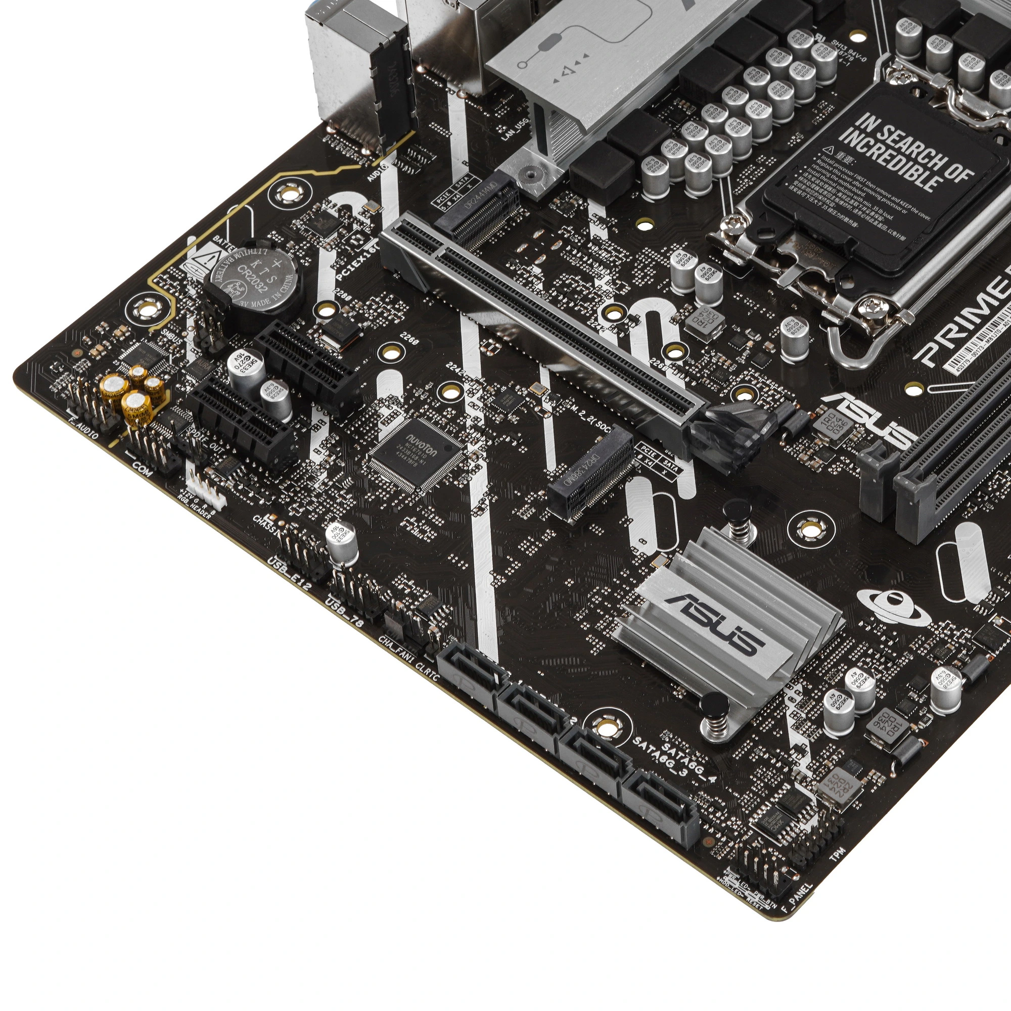 Материнская плата ASUS PRIME B860M-K, LGA1851, Intel B860, 2xDDR5, 4xSATA, 2xM.2, 1xPCIe 4.0 x16, DisplayPort, HDMI, 1x2.5Gb LAN, 3x3.5 мм, 7.1, microATX, фото4
