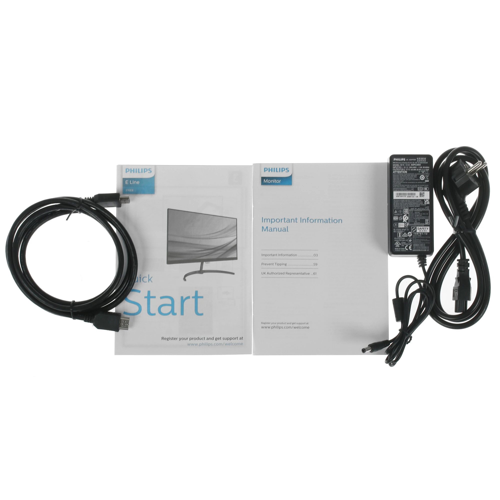 Монитор 27' Philips 276E8VJSB/00 IPS 3840x2160, 60 Гц, 5 мс, 16:350 кд/м², 2xHDMI 2.0, DP 1.2, 3.5 Jack, HDR10, черный, фото8