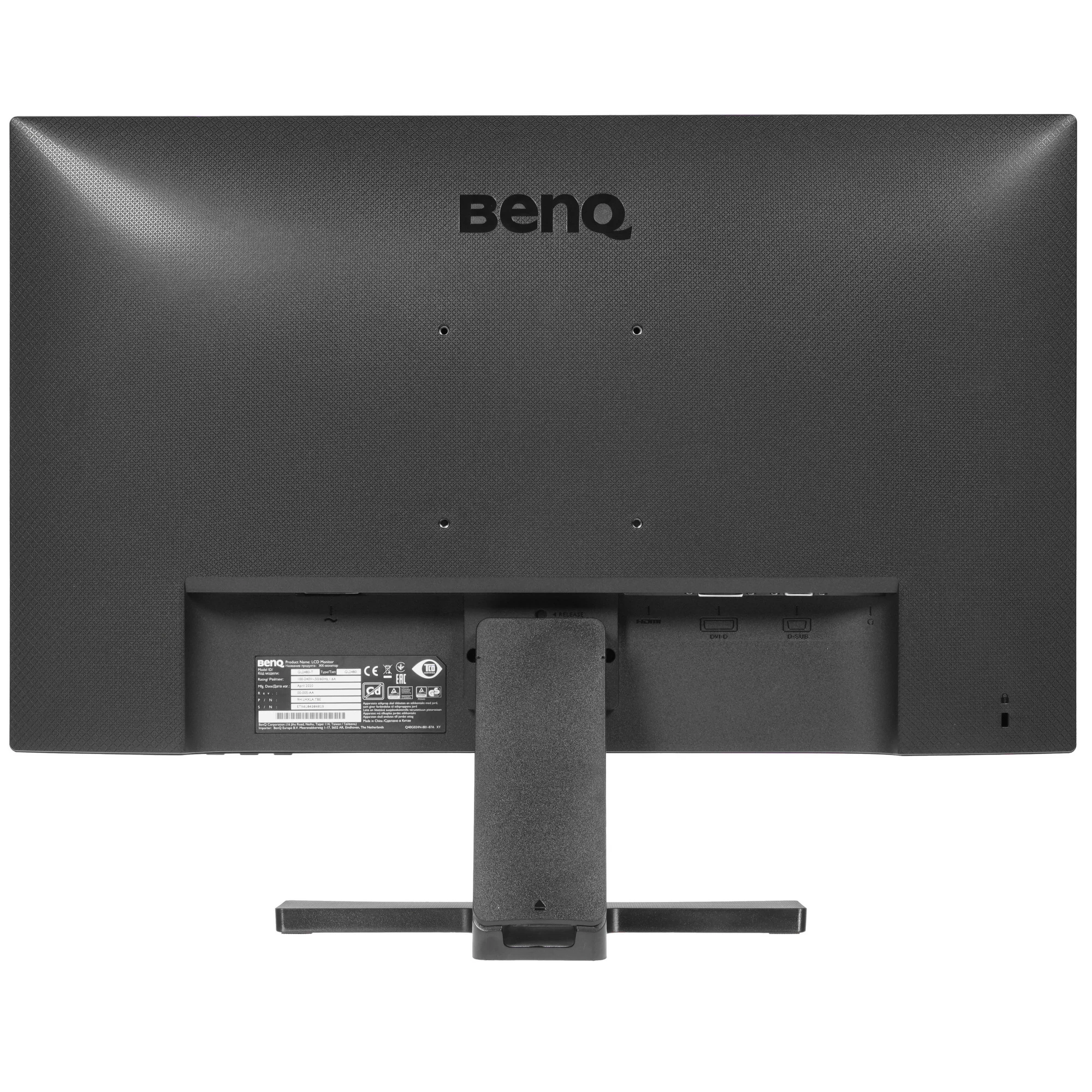 Монитор 24' BenQ GL2480 TN 1920x1080, 75 Гц, 1 мс, 16:9, 250 кд/м², HDMI 1.4, DVI-I, VGA, 3.5 Jack, черный, фото7