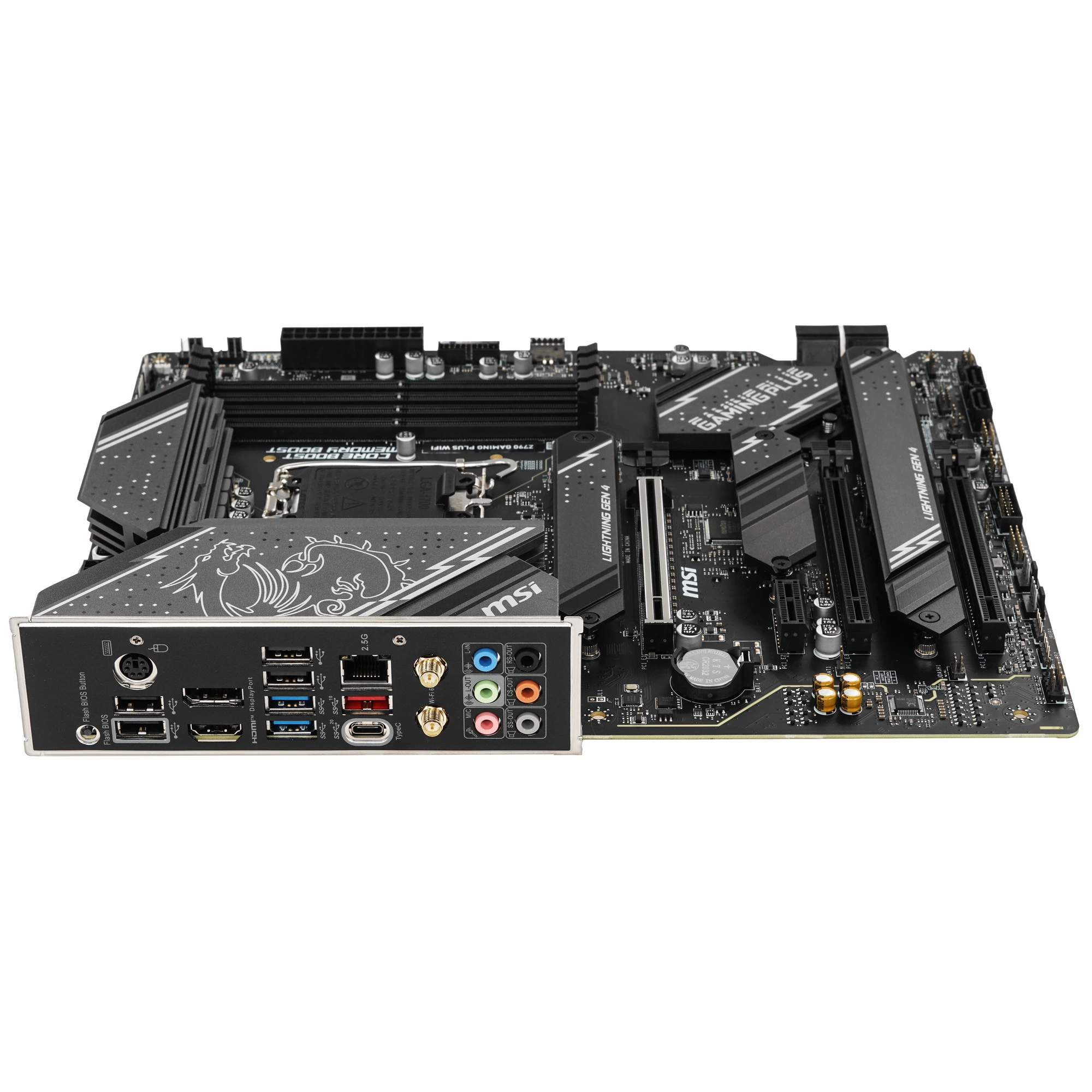 Материнская плата MSI Z790 GAMING PLUS WIFI, LGA1700, Intel Z790, 4xDDR5, 6xSATA, 4xM.2, 1xPCIe 5.0 x16, DisplayPort, HDMI, 1x2.5Gb LAN, USB Type-C, 6x3.5 мм, 7.1, ATX, фото7