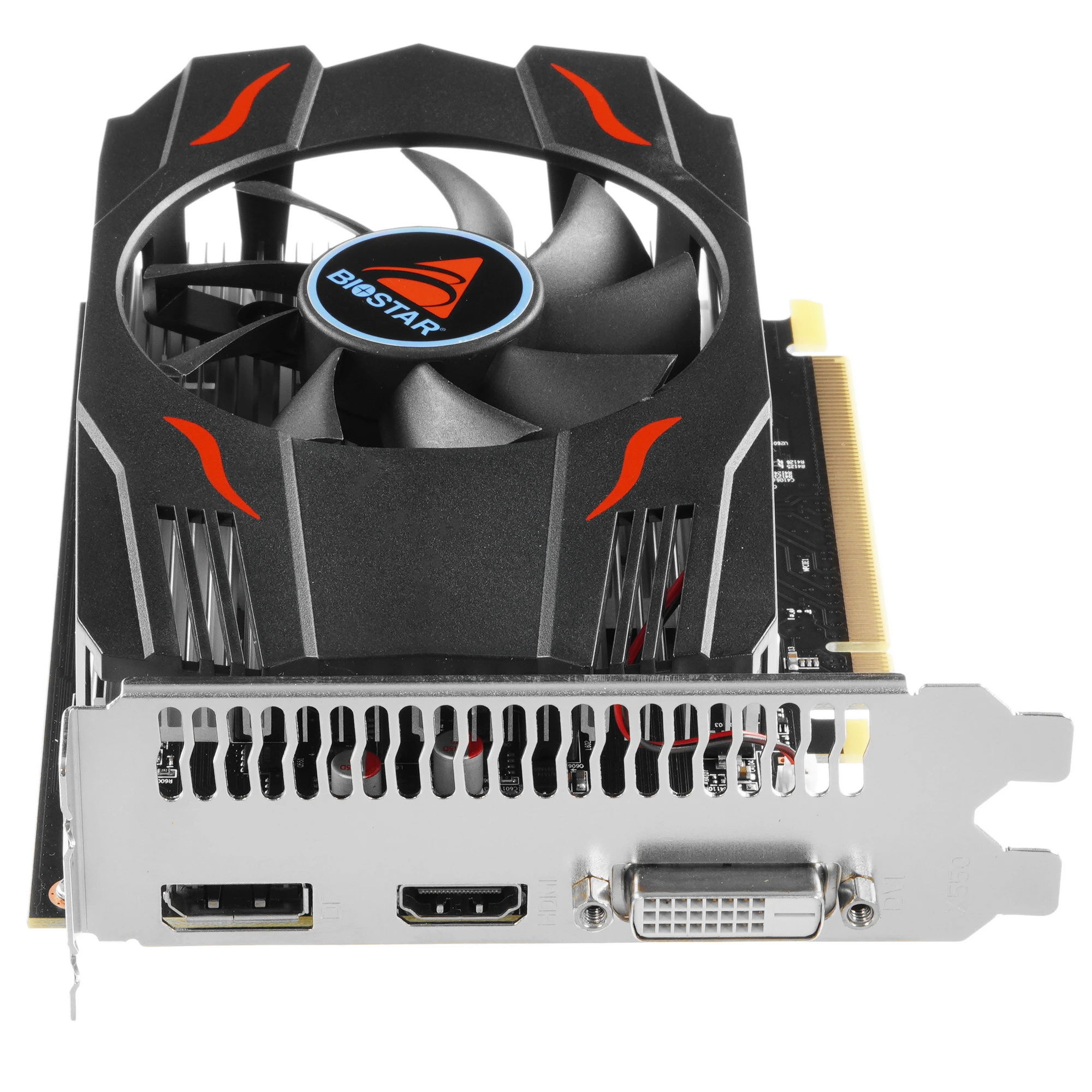 Видеокарта Biostar AMD Radeon RX 550, 4 GB GDDR5, 128 bit, DisplayPort, HDMI, DVI-D, GPU 1100 MHz, фото10